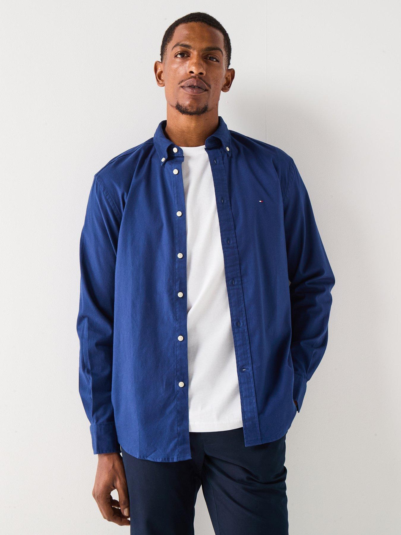 tommy-hilfiger-long-sleeve-regular-fit-shirt-navyoutfit