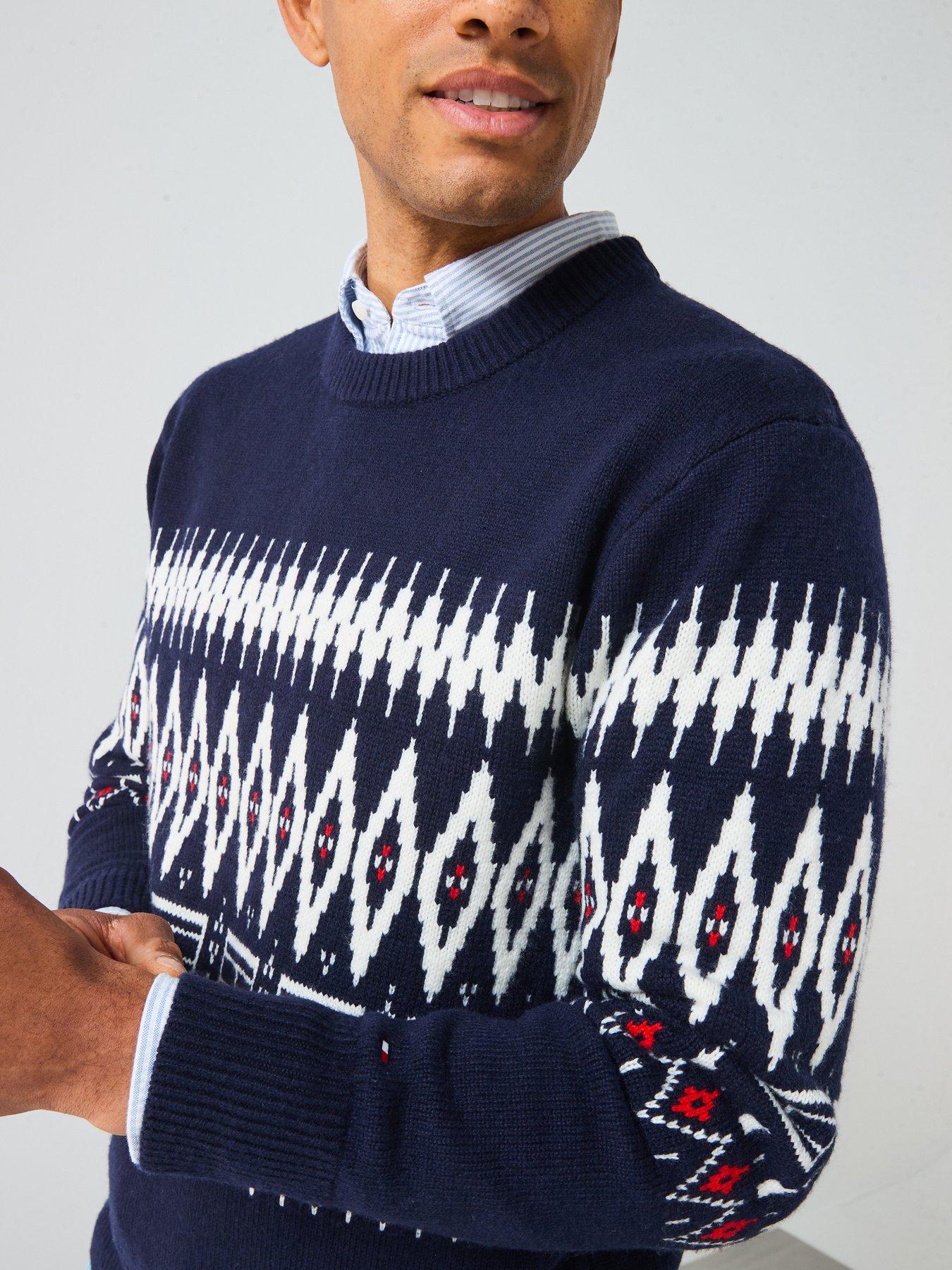 tommy-hilfiger-placed-fairisle-wool-blend-crew-knitted-jumper-navydetail