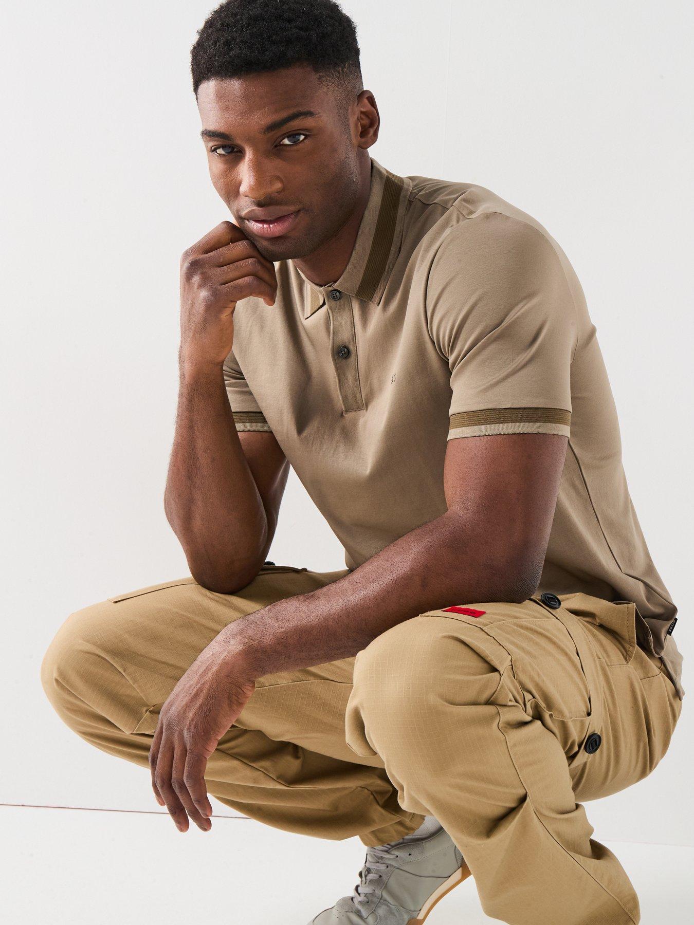 boss-slim-fit-contrast-collar-polo-shirt-browndetail