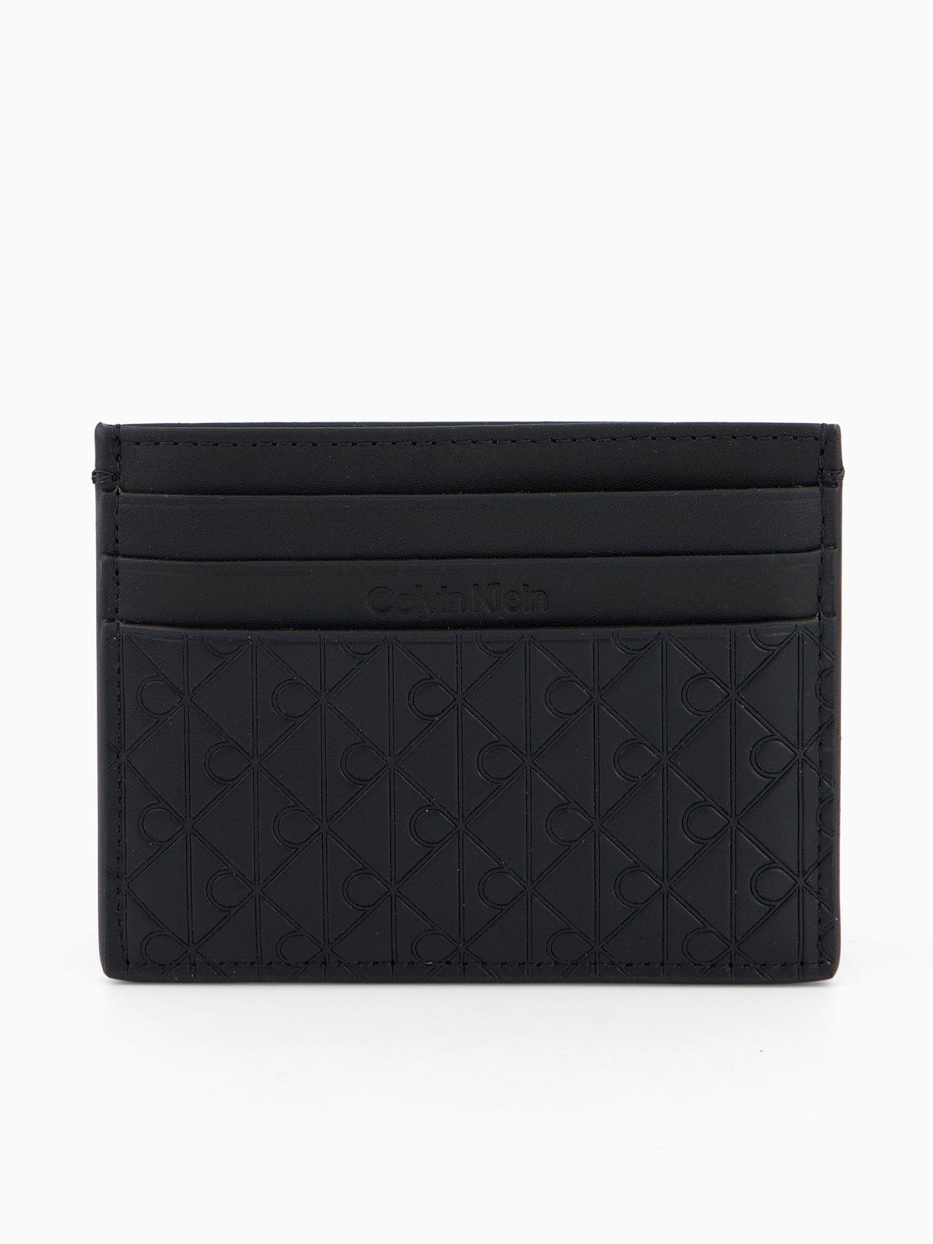 calvin-klein-emblem-emboss-card-case-wallets-blackfront