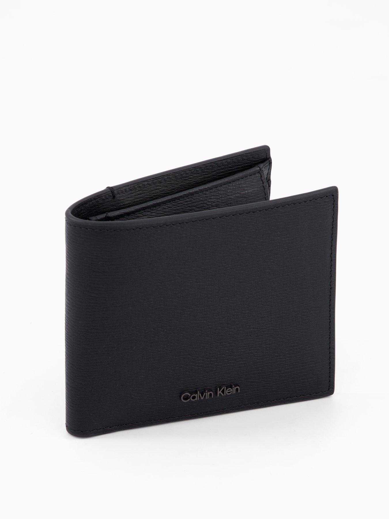 Image 3 of 4 of Calvin Klein Saffiano Billfold Wallet - Black
