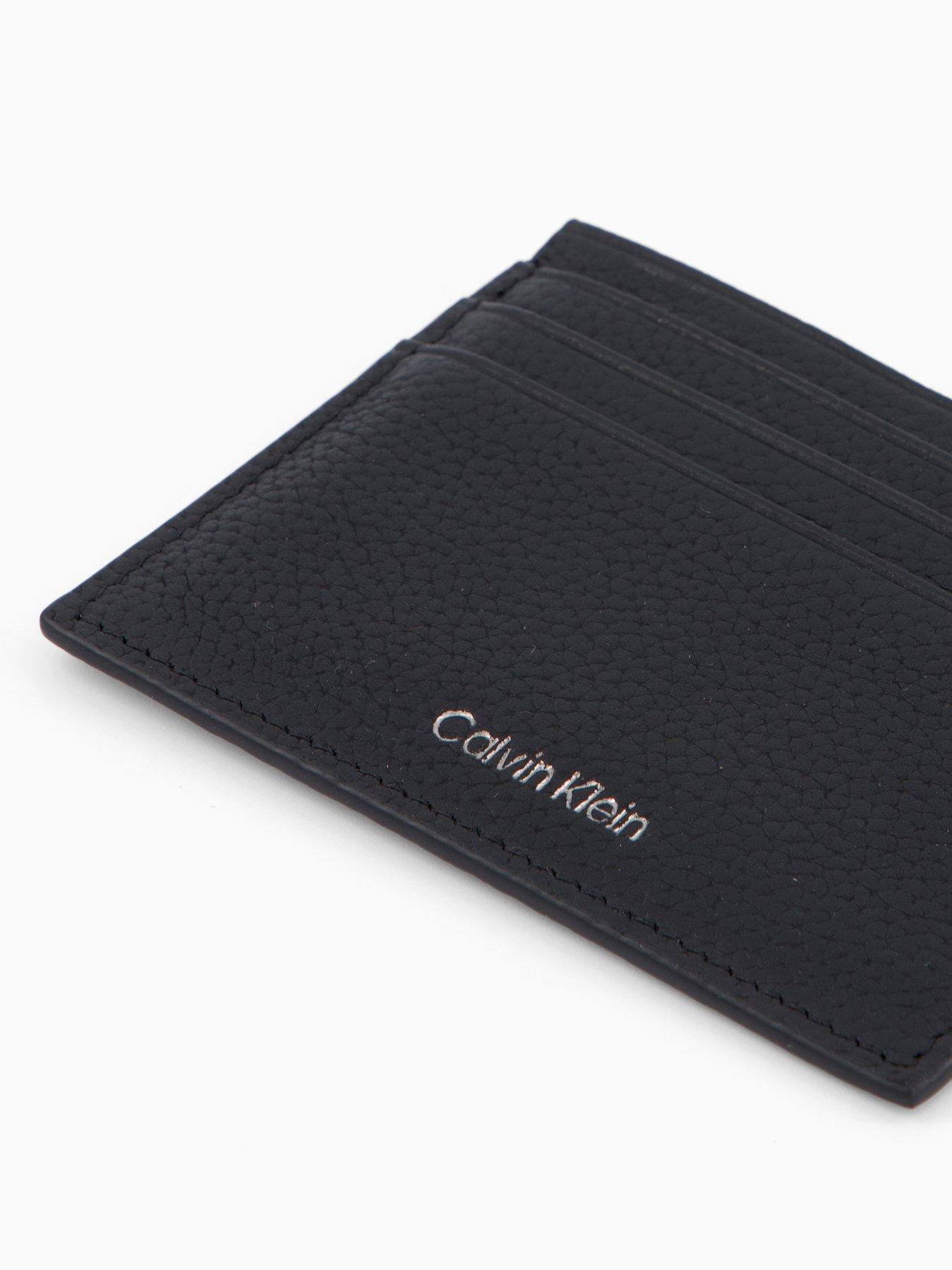 Image 2 of 4 of Calvin Klein Foil Embossed Card Holder - Black