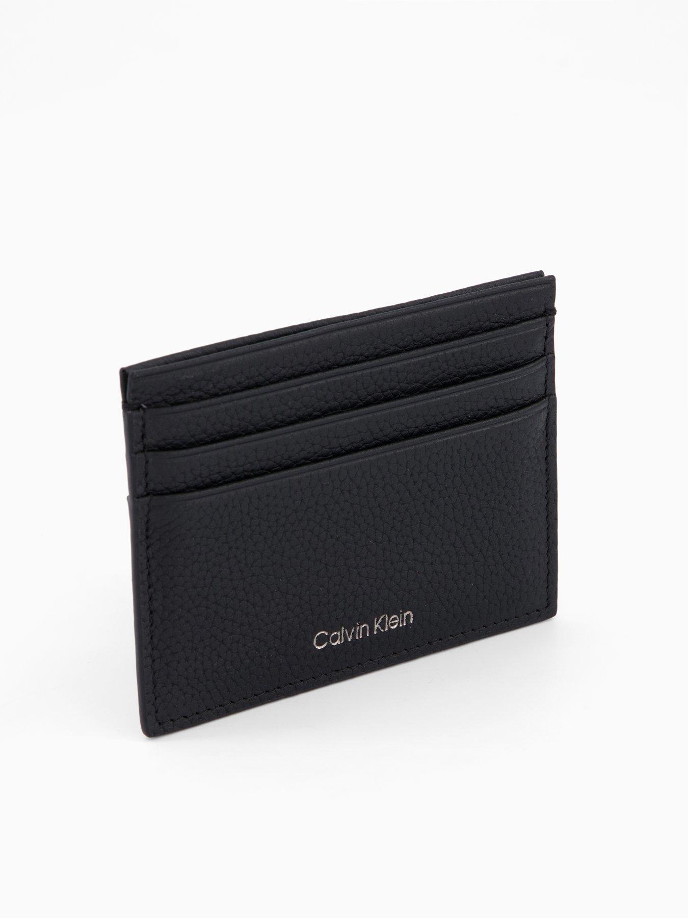 Image 3 of 4 of Calvin Klein Foil Embossed Card Holder - Black