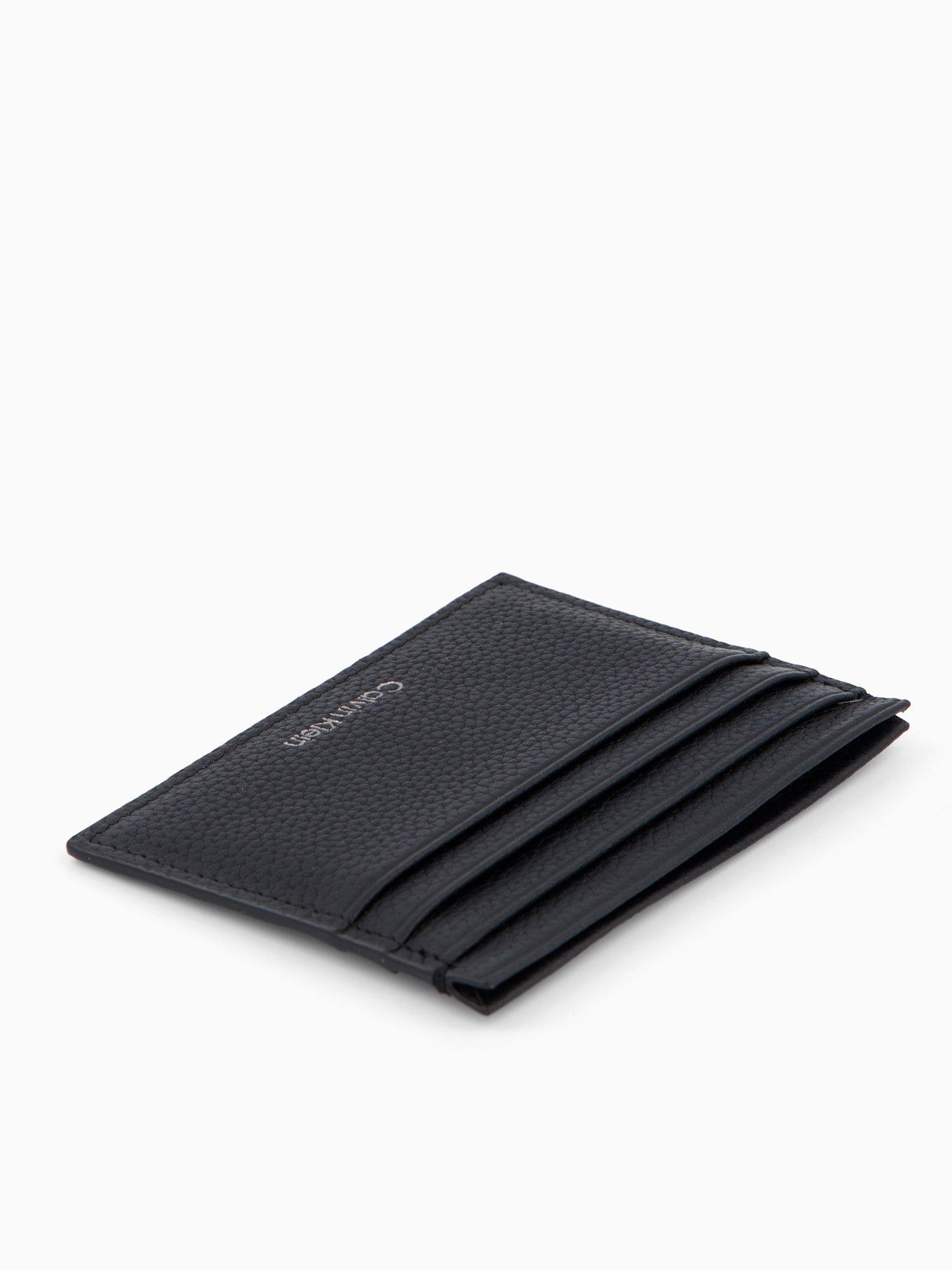 Image 4 of 4 of Calvin Klein Foil Embossed Card Holder - Black