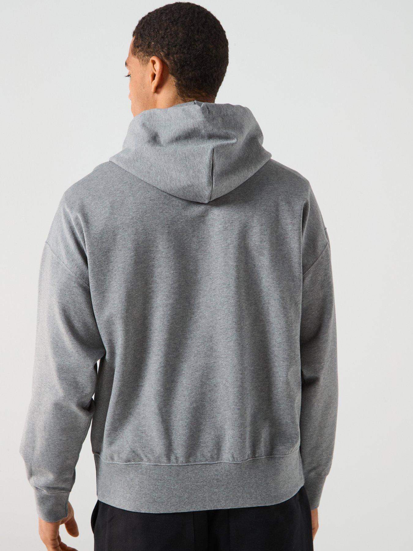 Image 2 of 6 of Calvin Klein Ck Emblem Hoodie - Grey
