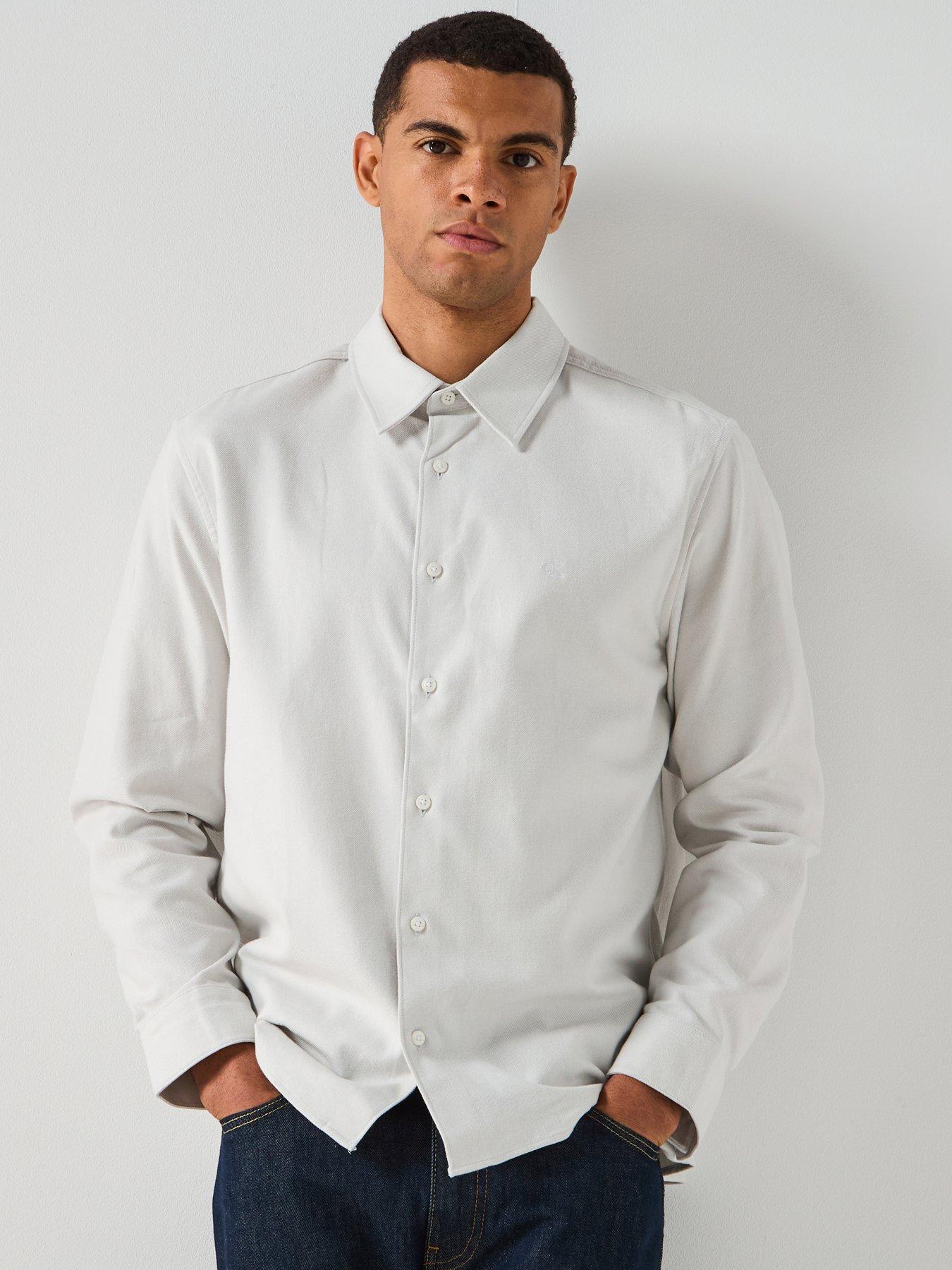 calvin-klein-long-sleeve-melange-flannel-easy-fit-shirt-blue