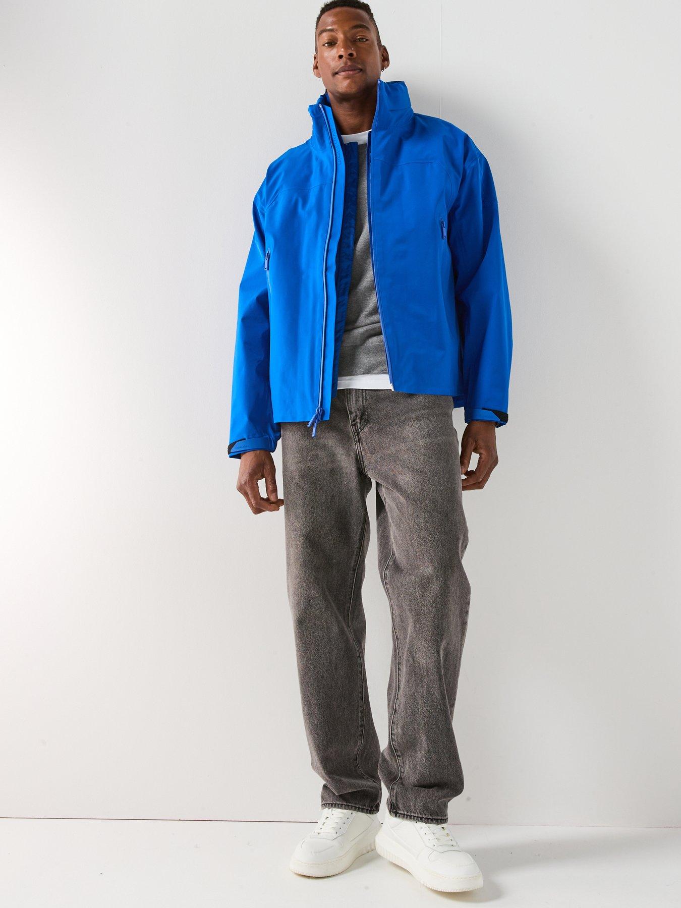Image 3 of 6 of Calvin Klein 3 In 1 Stand Collar Tech Jacket - Bright Blue