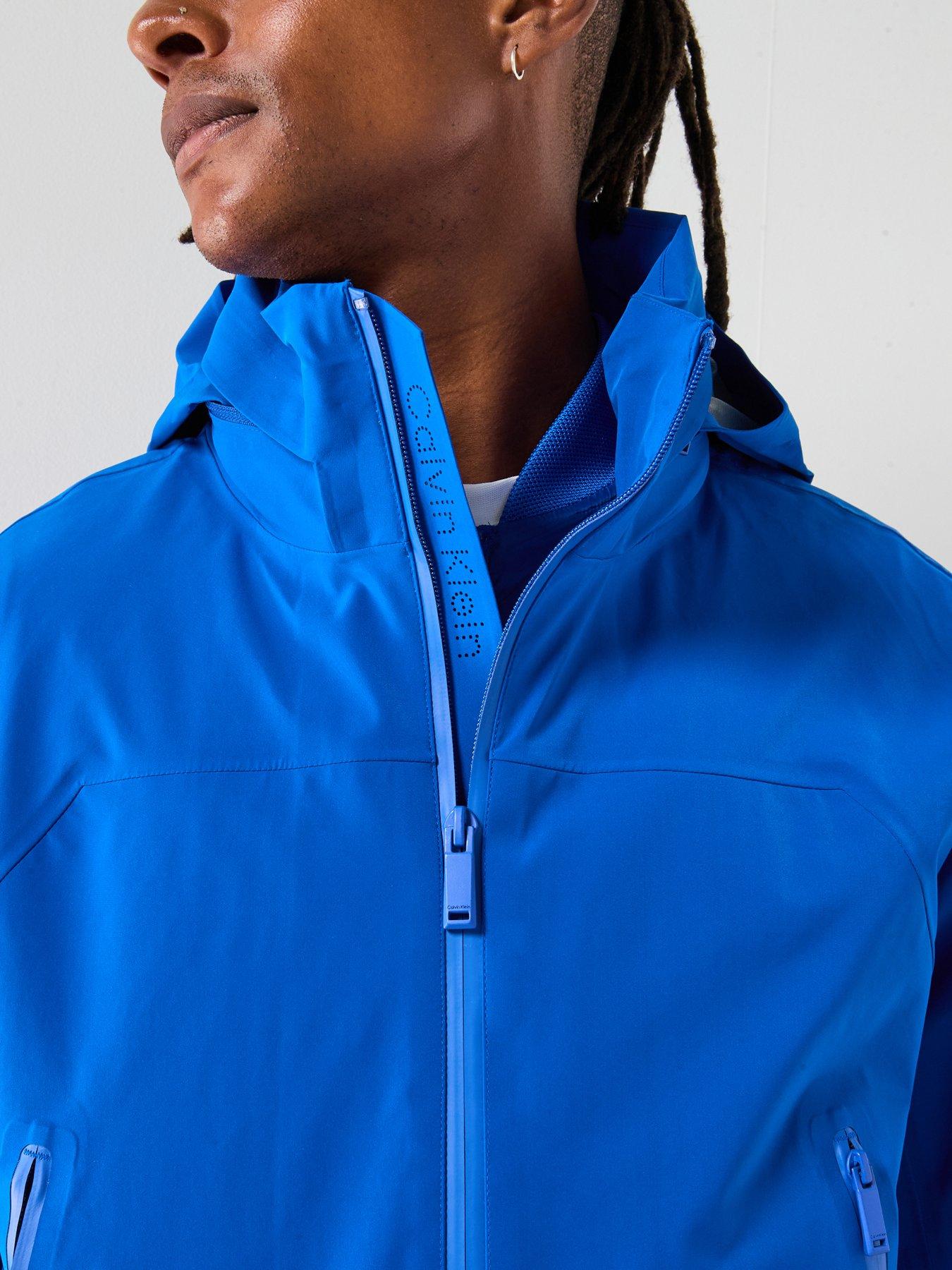 Image 4 of 6 of Calvin Klein 3 In 1 Stand Collar Tech Jacket - Bright Blue