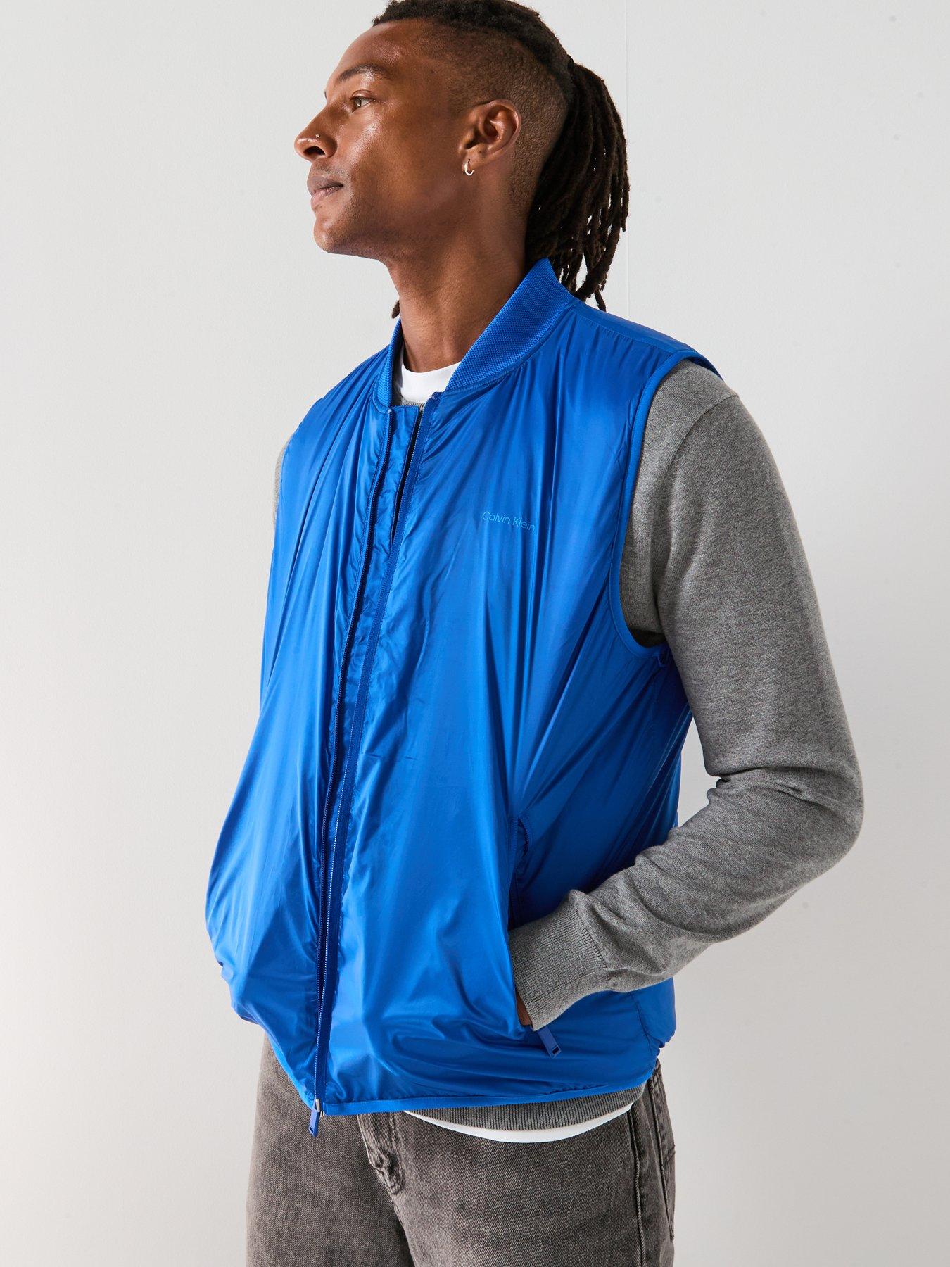 Image 5 of 6 of Calvin Klein 3 In 1 Stand Collar Tech Jacket - Bright Blue