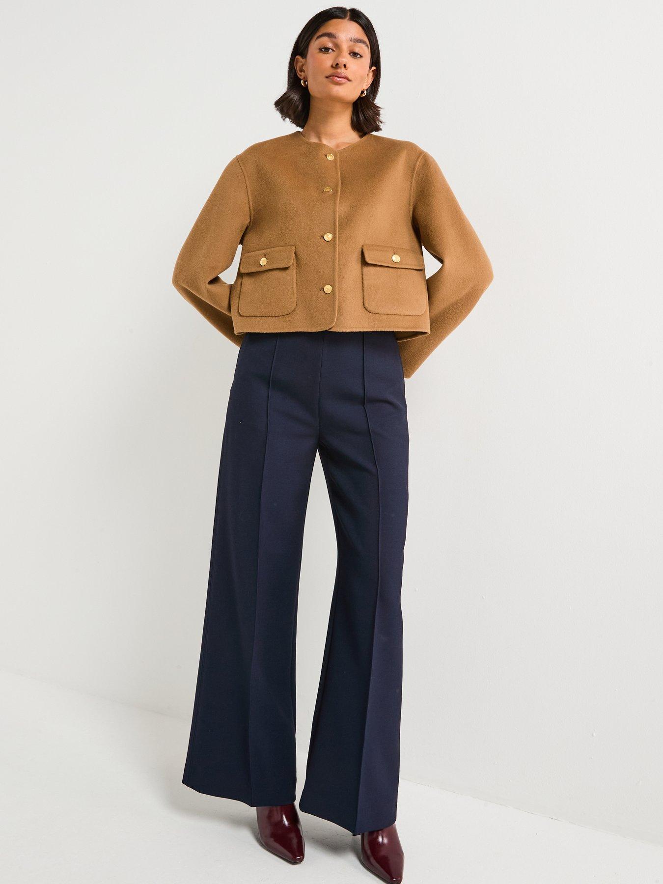 Image 5 of 6 of Tommy Hilfiger Wool Tailored Jacket&nbsp;- Brown
