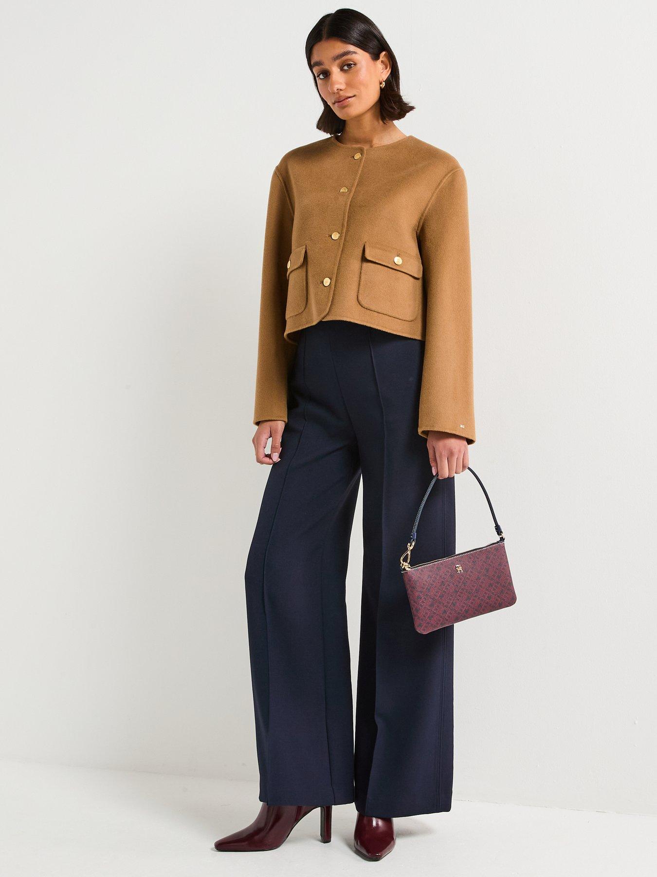 Image 6 of 6 of Tommy Hilfiger Wool Tailored Jacket&nbsp;- Brown