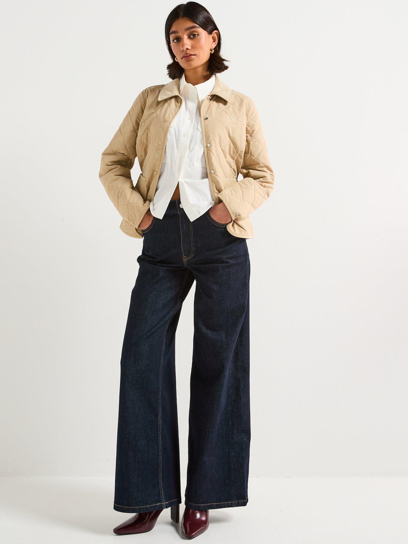 Image 6 of 6 of Tommy Hilfiger Padded Quilted Slim Coat - Beige