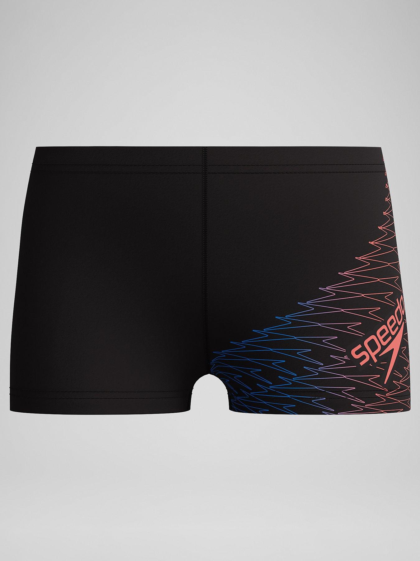 Speedo Boys Medley Logo Aquashorts - Black