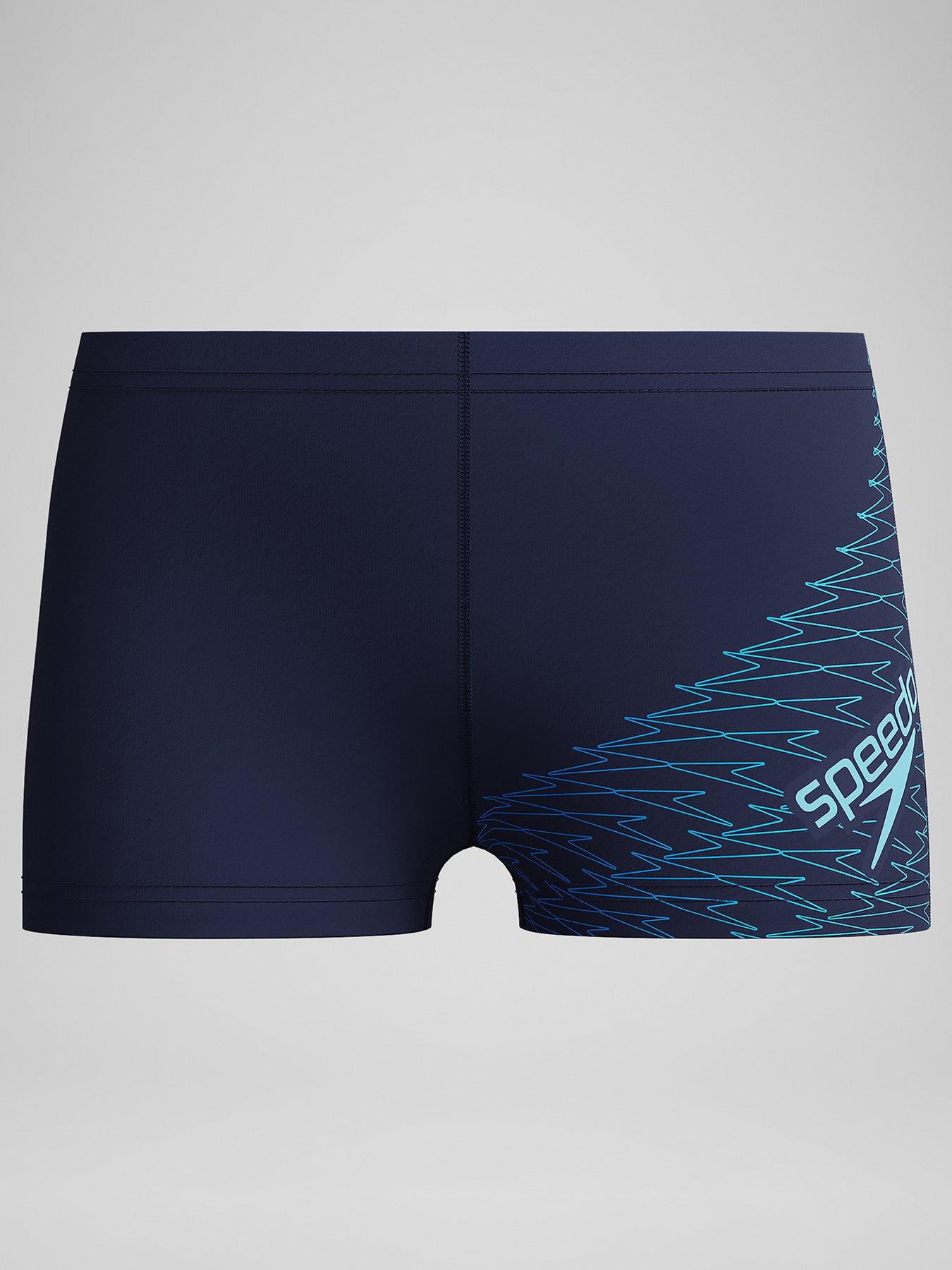 Image 1 of 4 of Speedo Boys Medley Logo Aquashorts - Blue