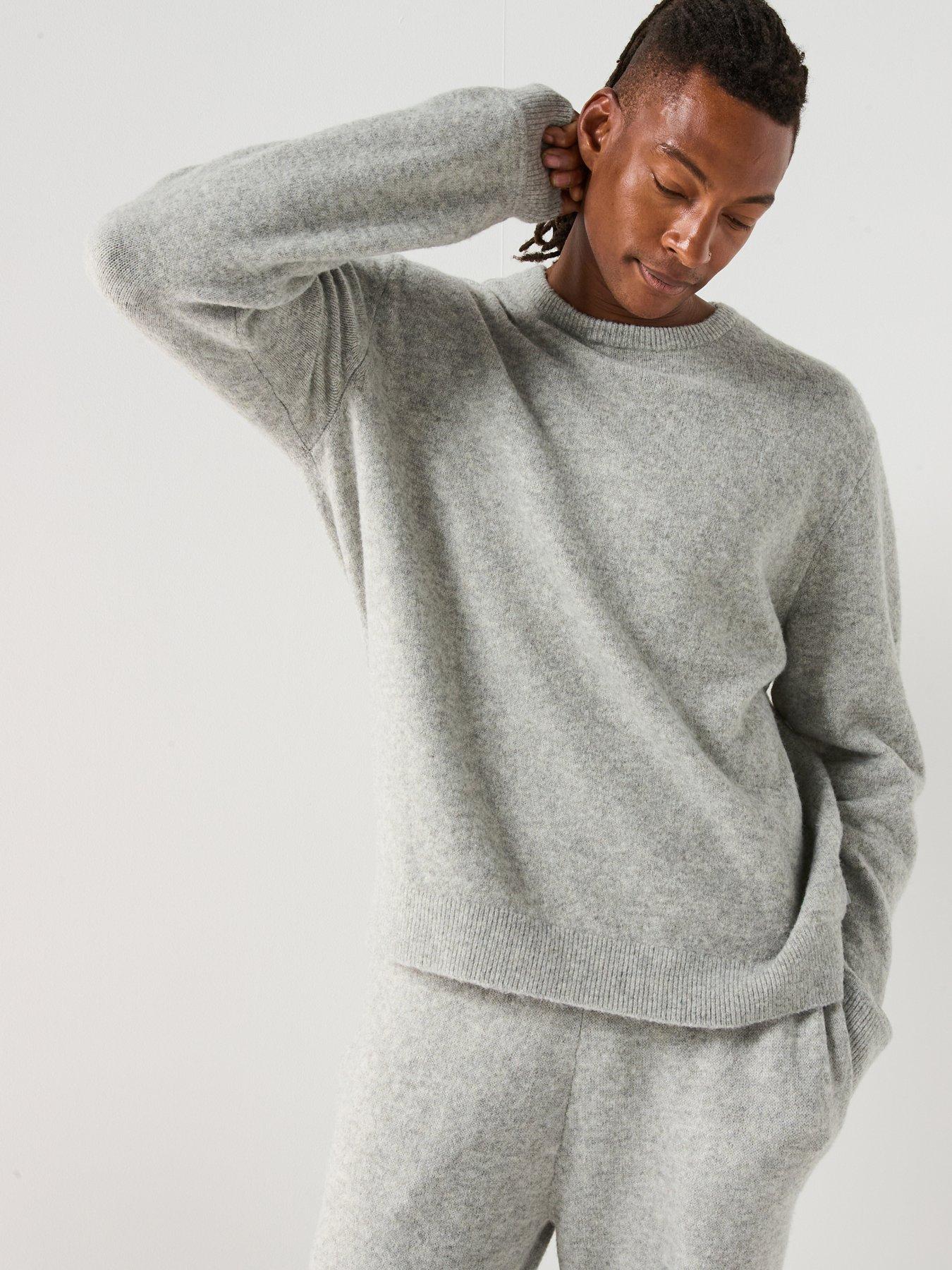 Calvin Klein Loungewear Cosy Knitted Top - Grey
