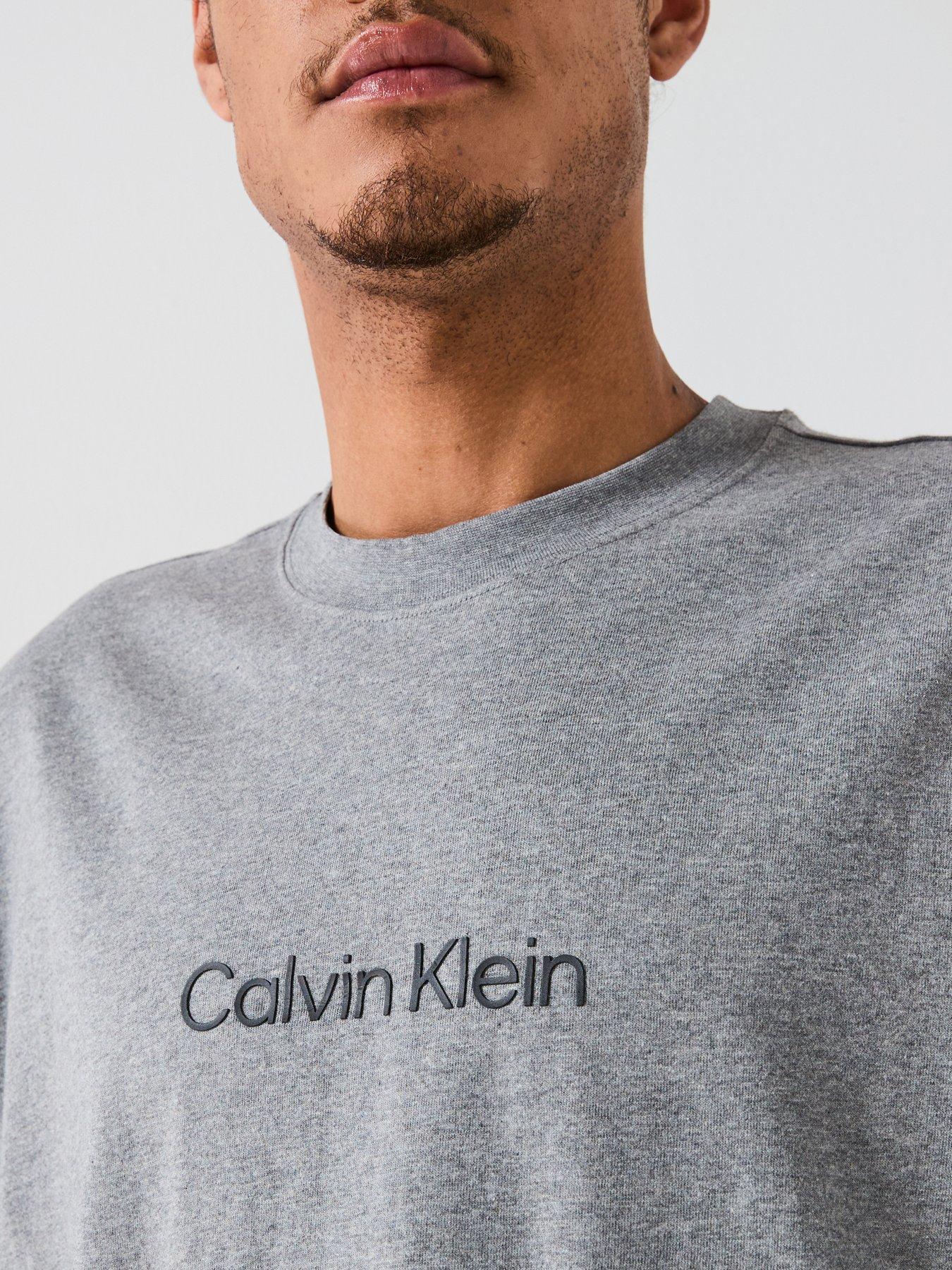 Image 4 of 4 of Calvin Klein Standard Logo T-Shirt - Grey