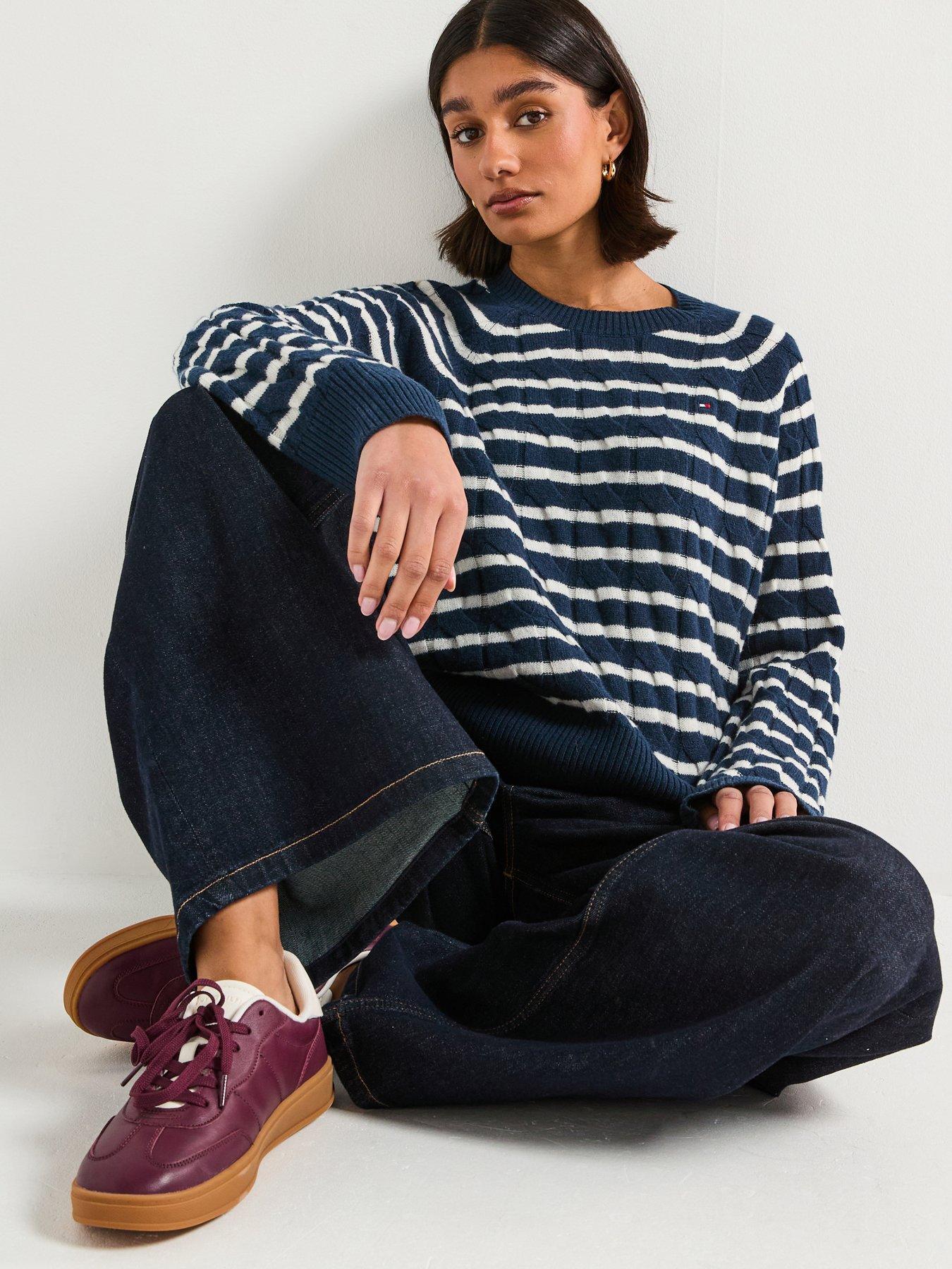 Tommy Hilfiger Soft Wool Cable Knit Jumper - Multi