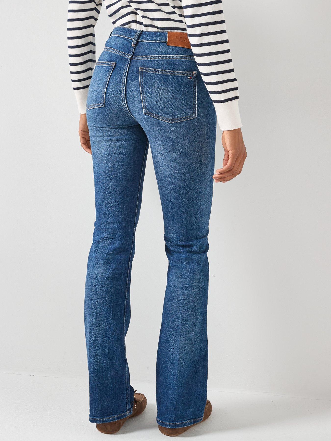 tommy-hilfiger-doreen-bootcut-jeans-bluestillFront