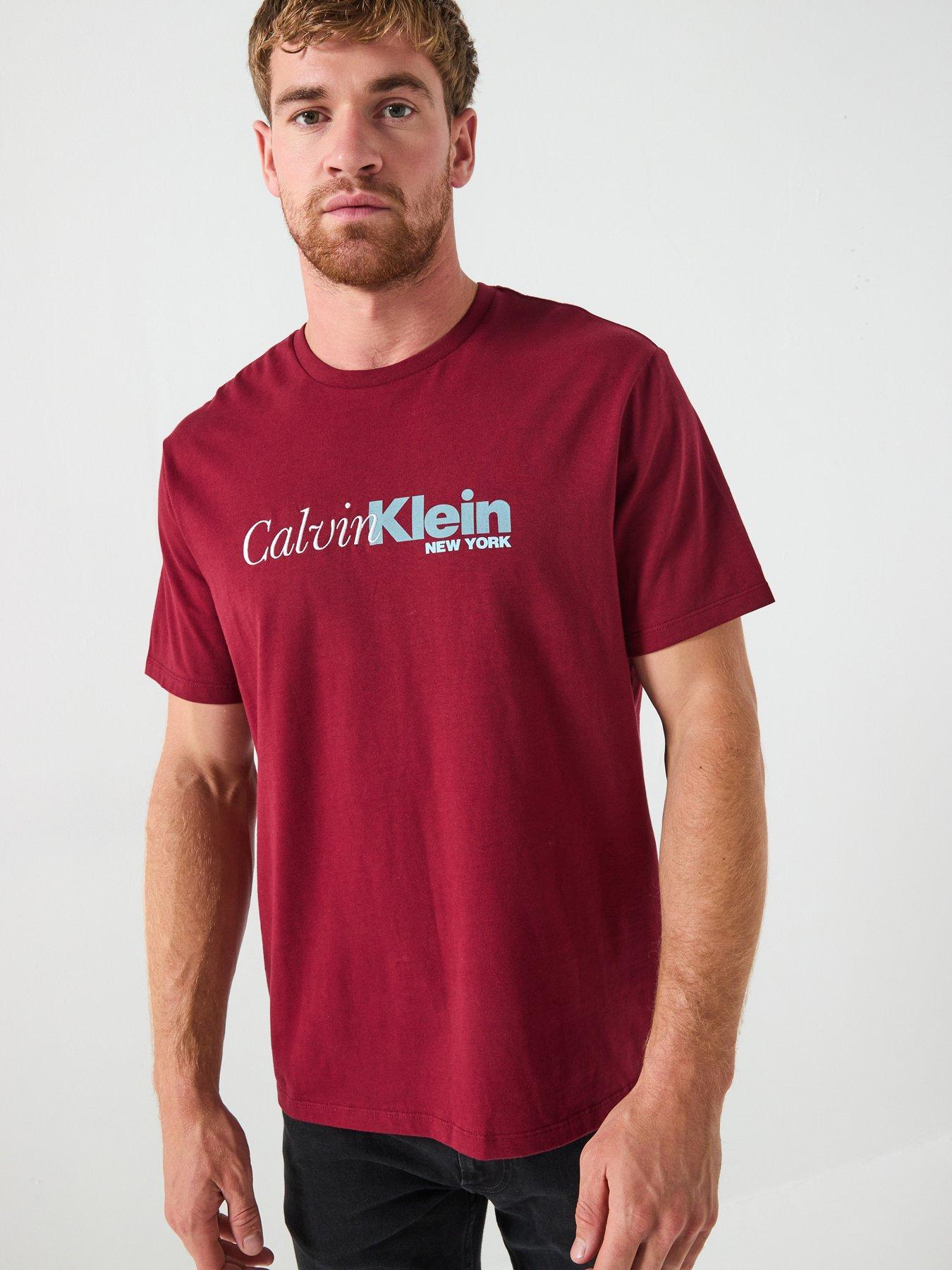 calvin-klein-cursive-graphic-logo-t-shirt-dark-red