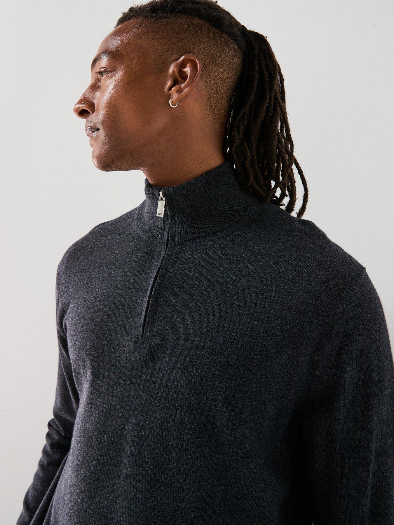 calvin-klein-merino-14-zip-knitted-jumper-dark-greyoutfit
