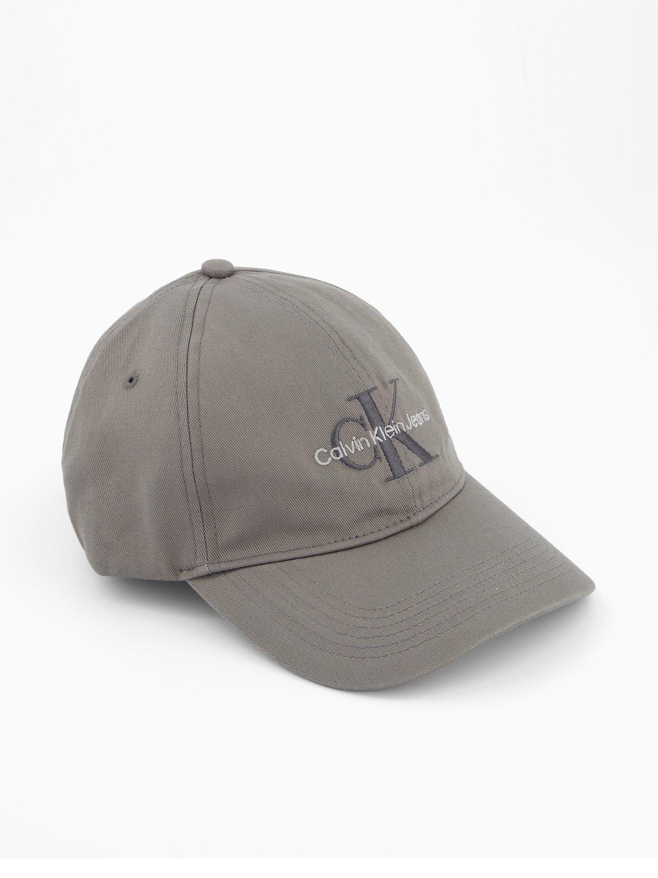 Calvin Klein Monologo Embroidery Baseball Cap - Grey