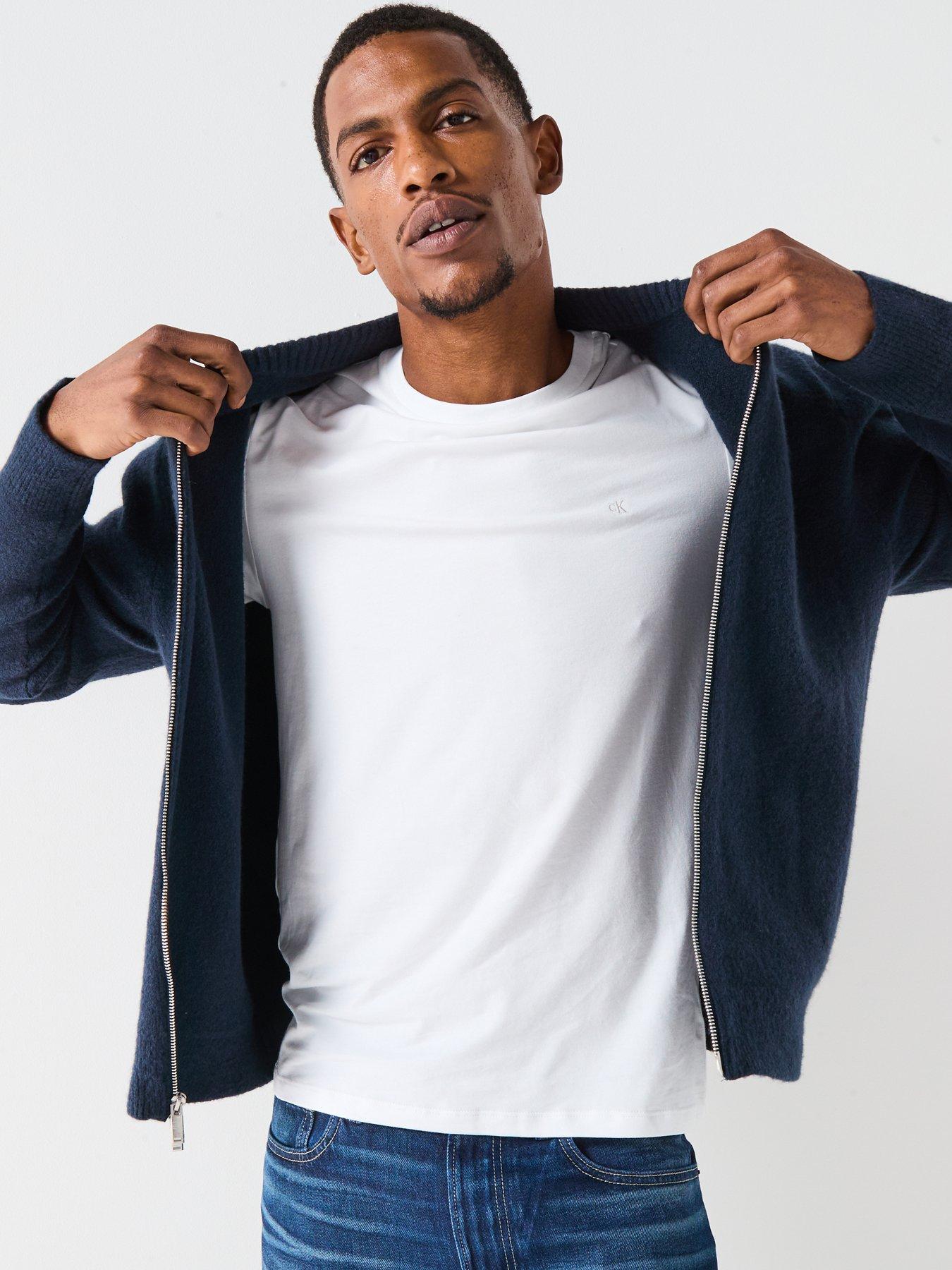 calvin-klein-cashmere-blend-zip-thru-knitted-cardigan-dark-blueoutfit