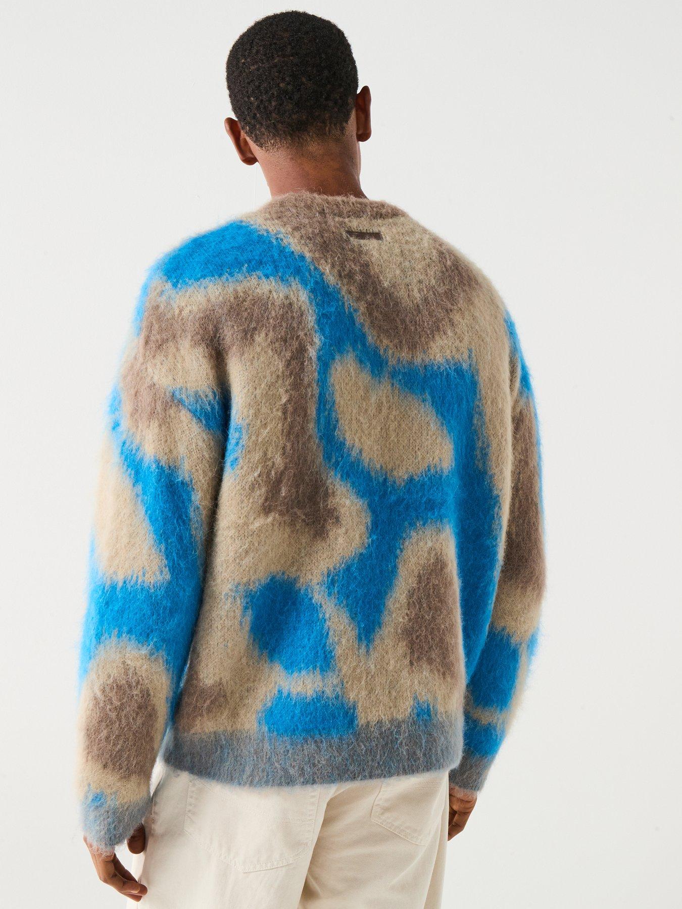 calvin-klein-patterned-brushed-alpaca-crew-neck-knitted-jumper-multistillFront
