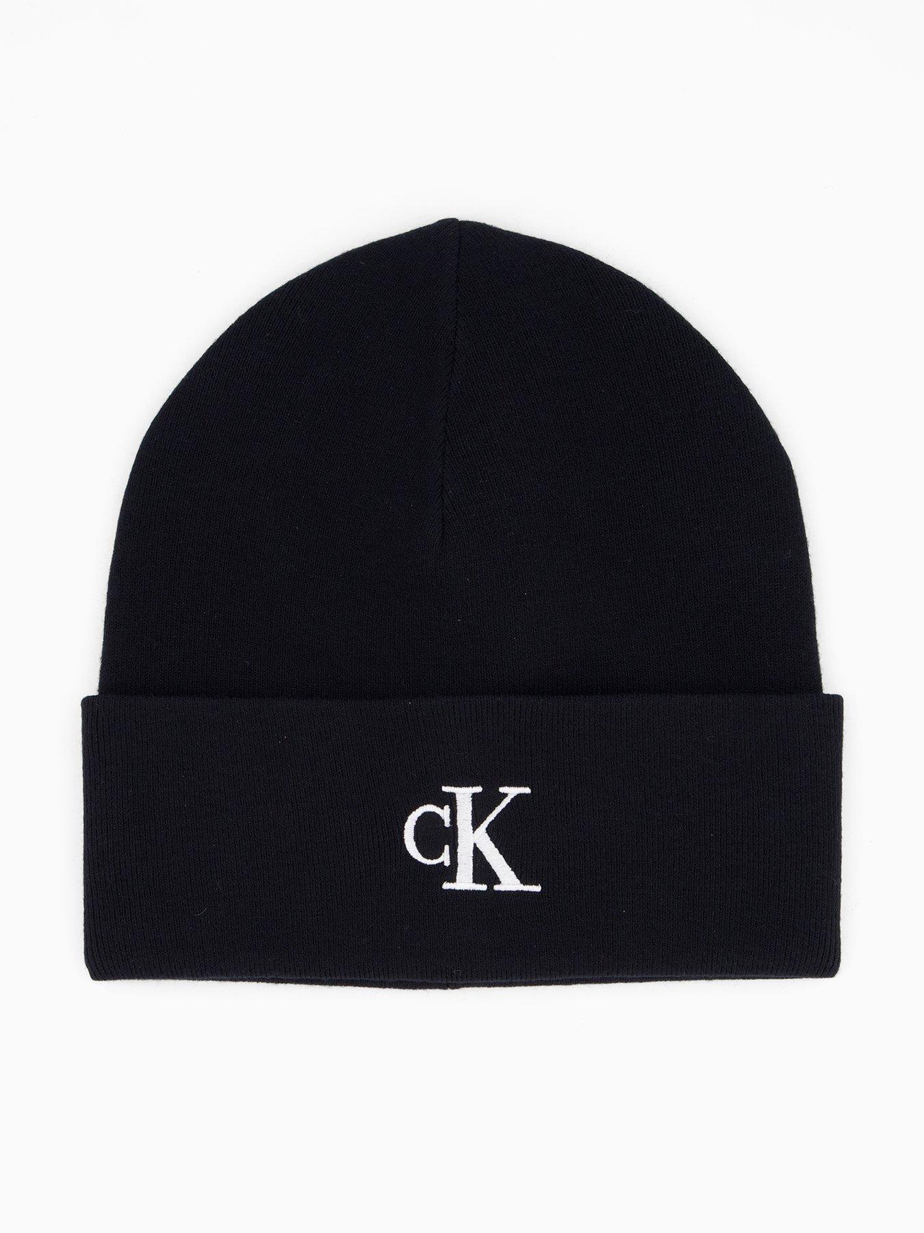 Calvin Klein Ck Fine Rib Beanie - Black