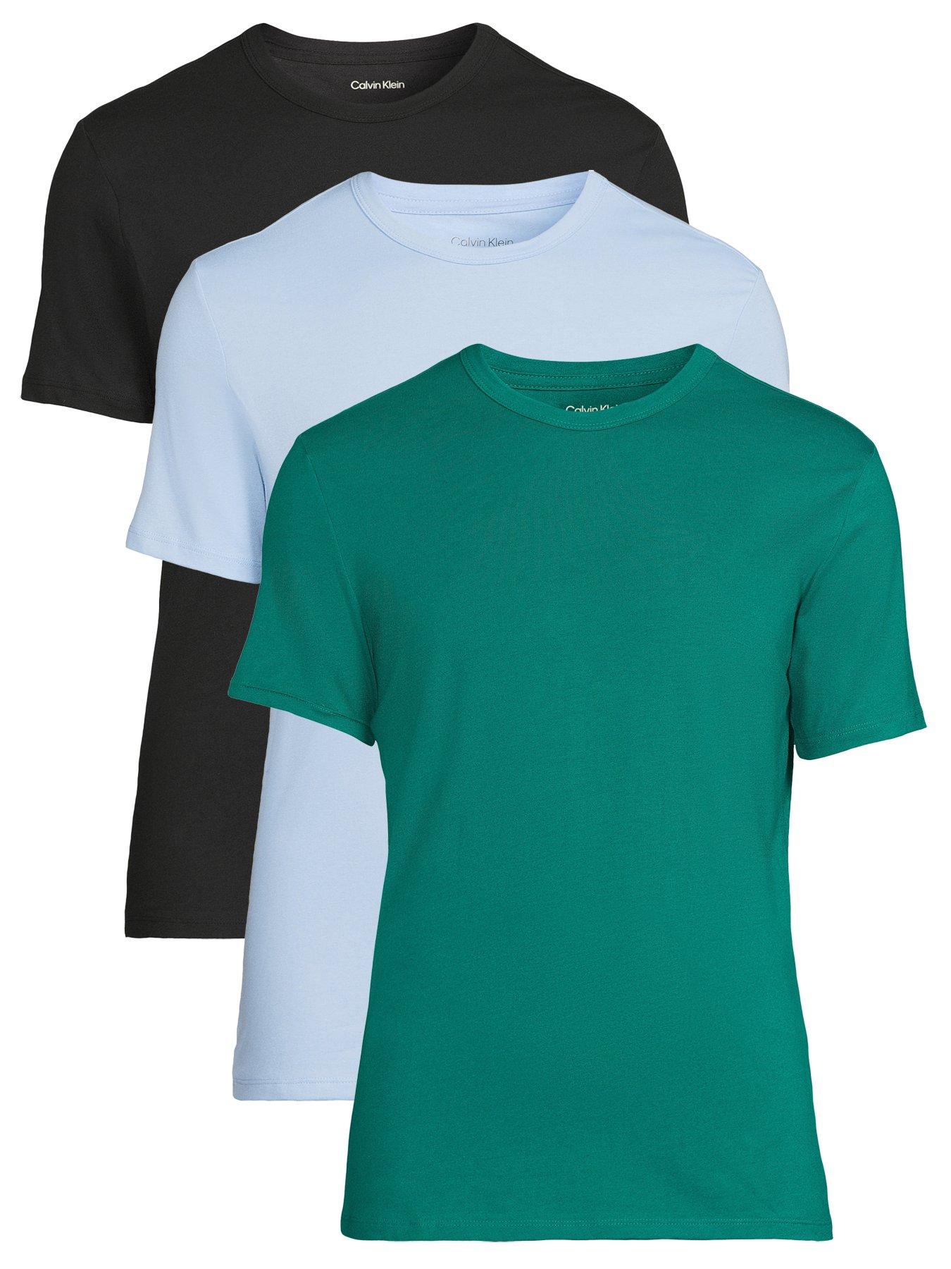 Calvin Klein 3 Pack Micro Loungewear T-Shirts - Assorted