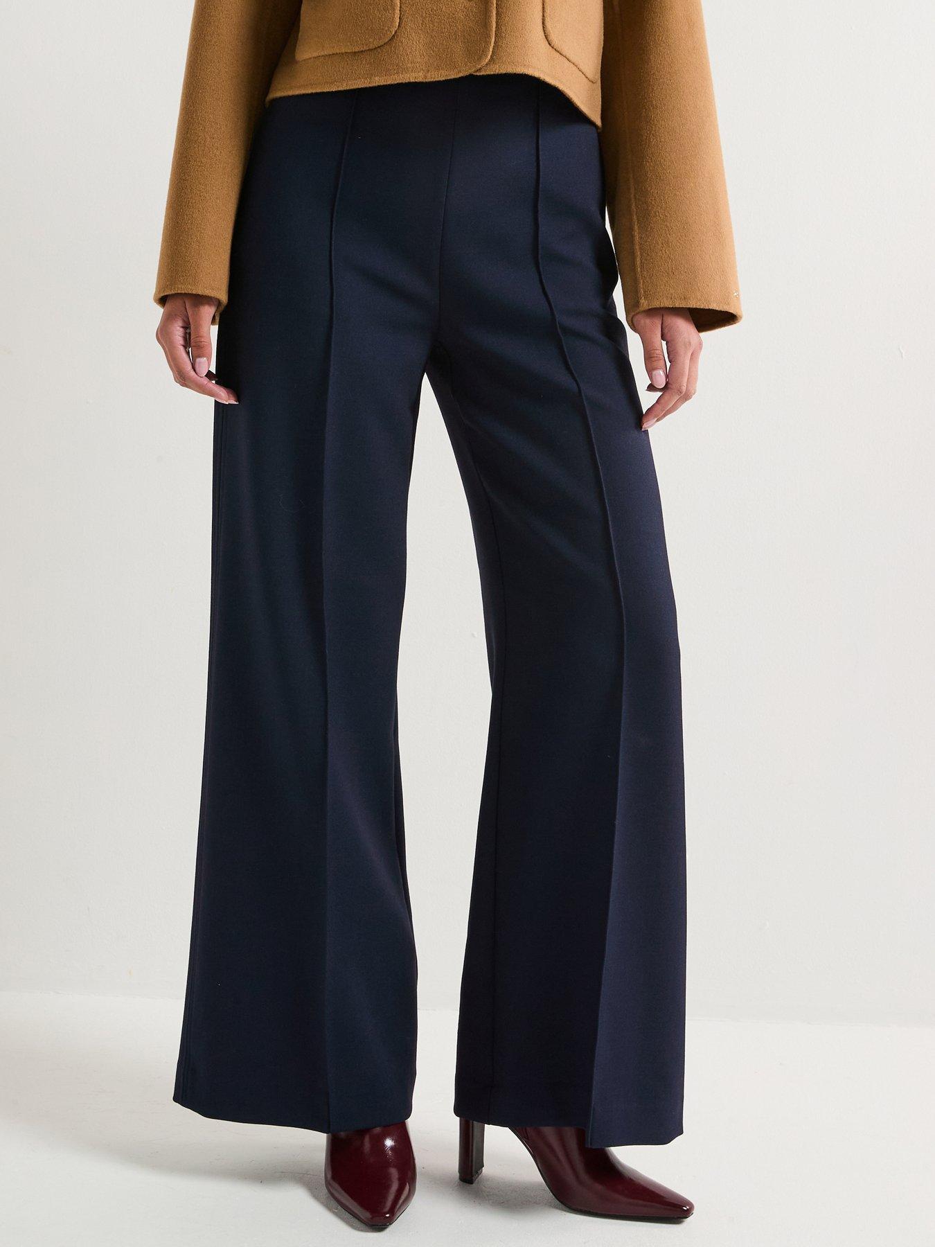 Tommy Hilfiger Punto Wide Leg Pant - Blue