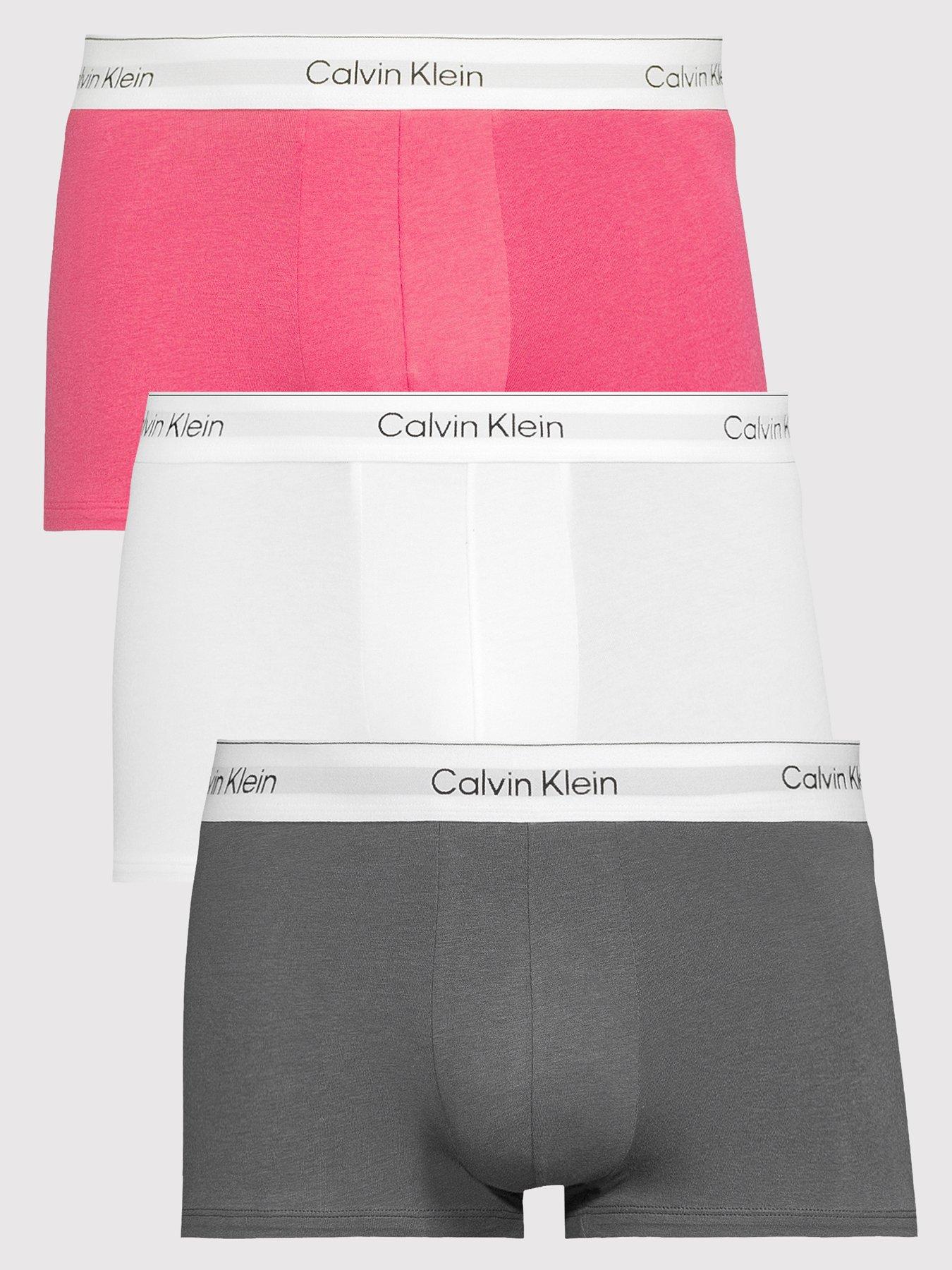 Calvin Klein Underwear 3 Pack Icon Cotton Stretch Low Rise Trunks - Assorted