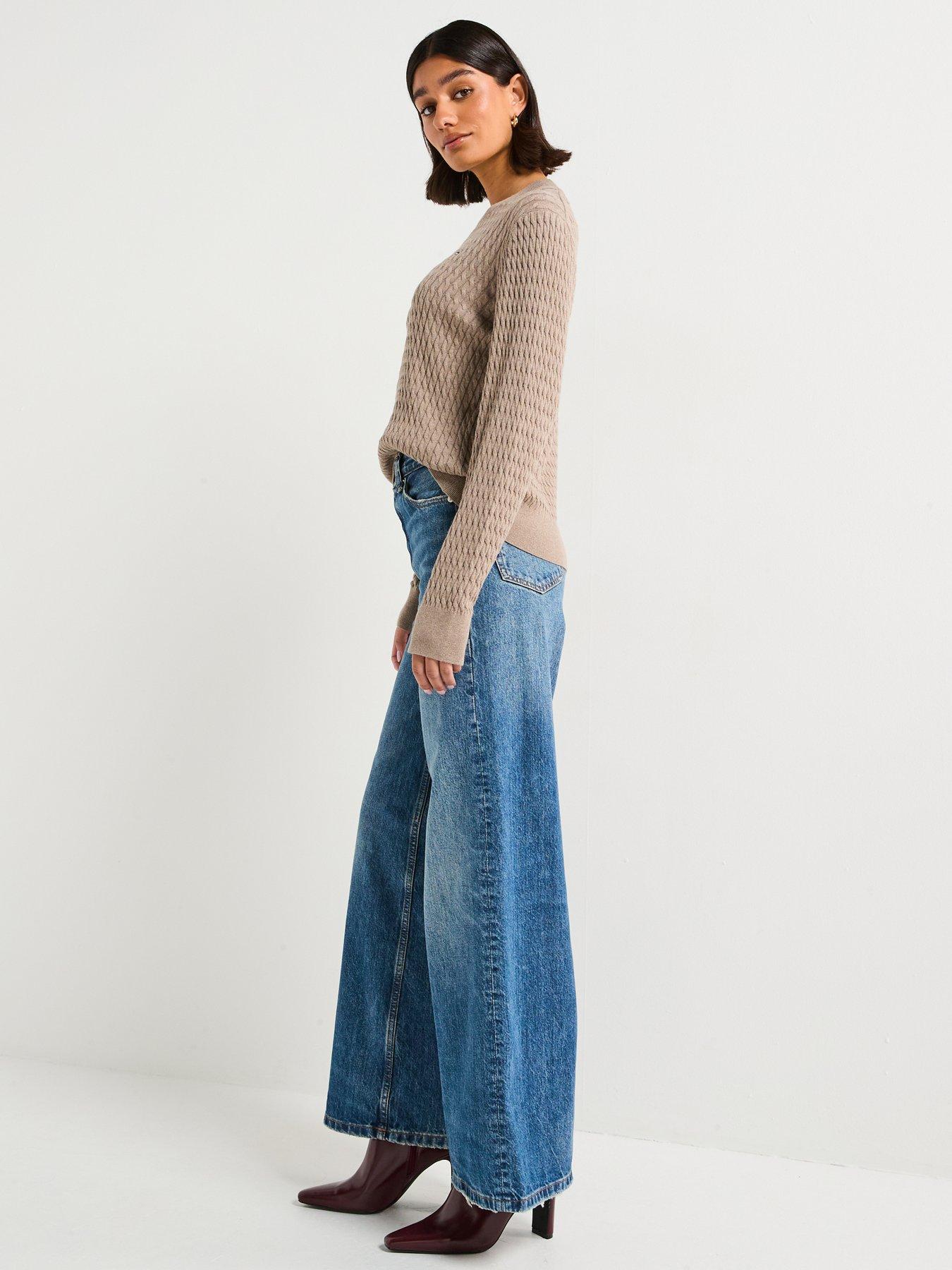 tommy-hilfiger-cable-fine-knit-jumper-beigeback