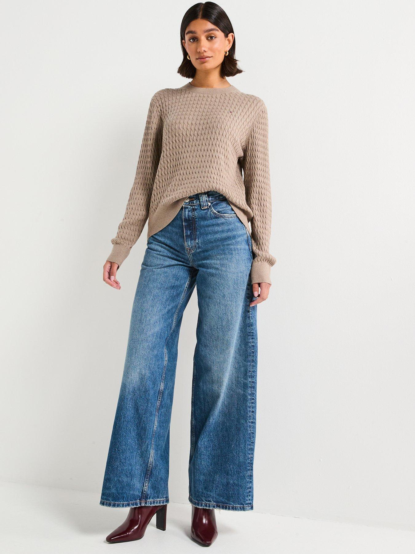 tommy-hilfiger-cable-fine-knit-jumper-beigedetail