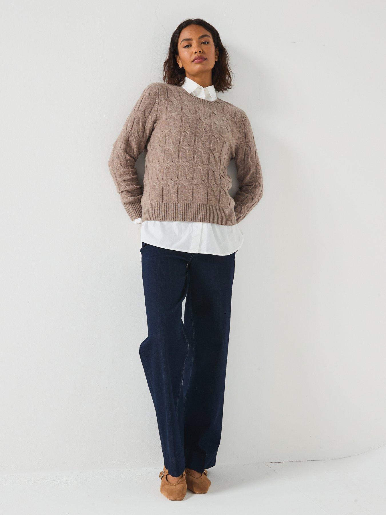 tommy-hilfiger-soft-wool-cable-knit-jumper-beigeback