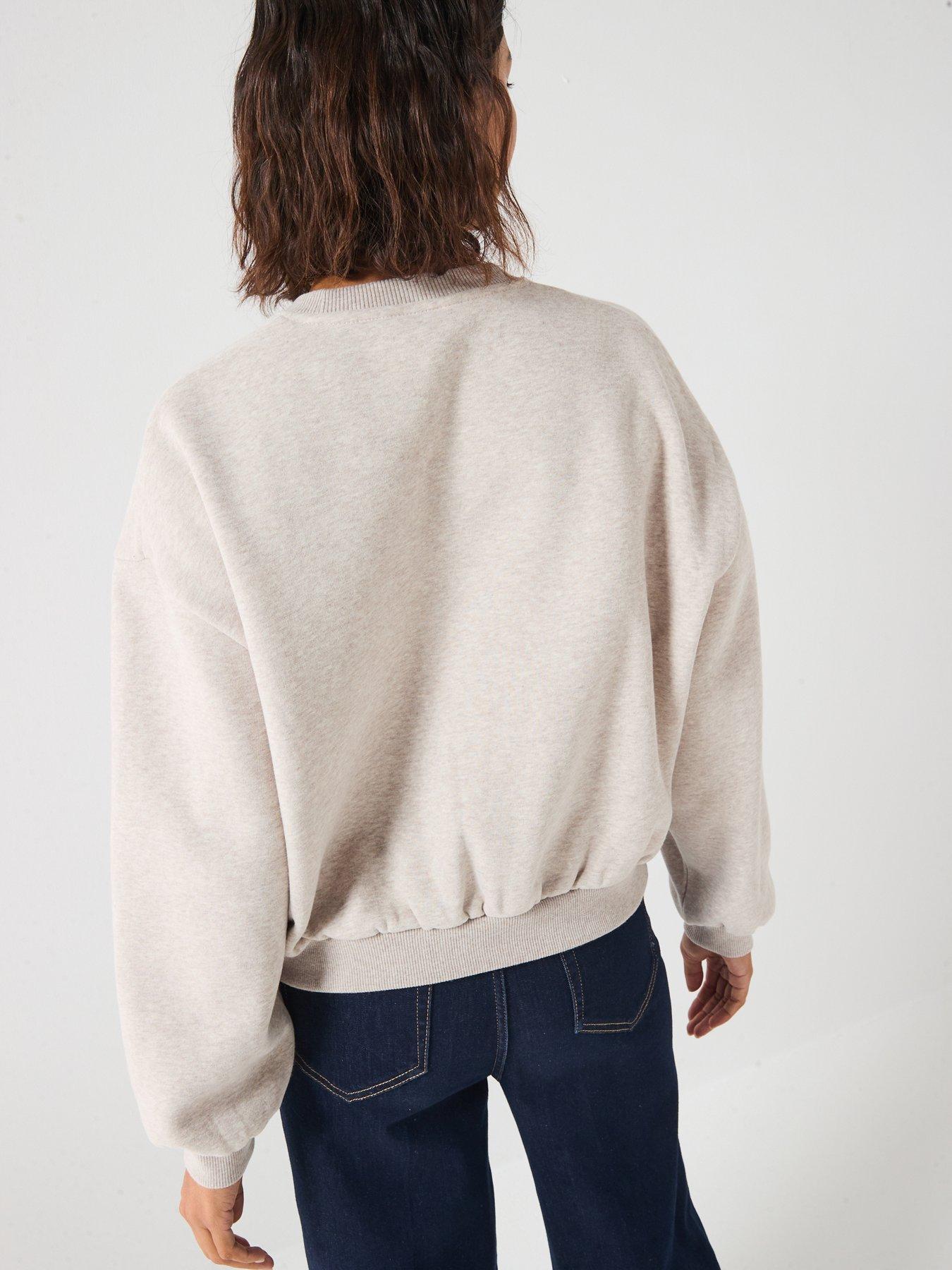 tommy-hilfiger-varsity-crest-fleece-sweatshirt-beigestillFront