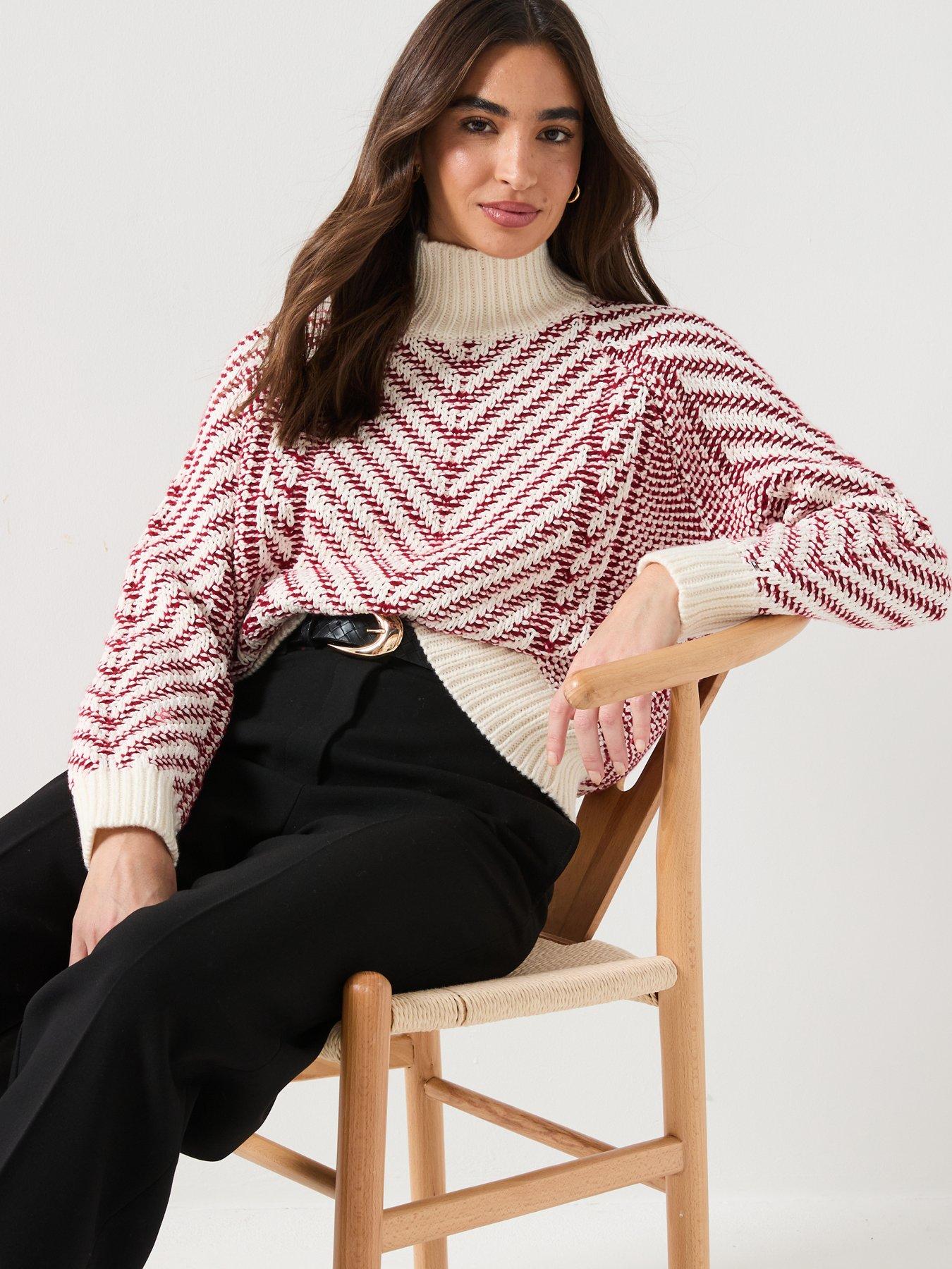 tommy-hilfiger-textured-cable-knit-jumper-reddetail