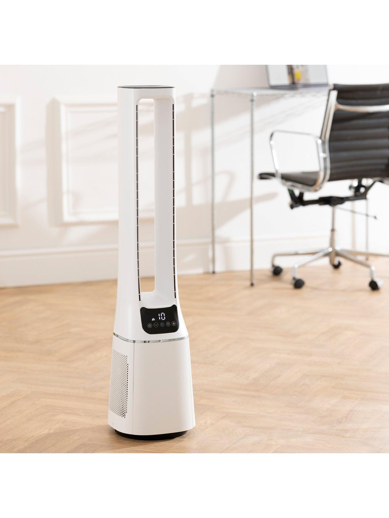 Image 2 of 5 of Daewoo 2 In 1 Bladeless Tower&nbsp;Fan &amp; Purifier&nbsp; - White