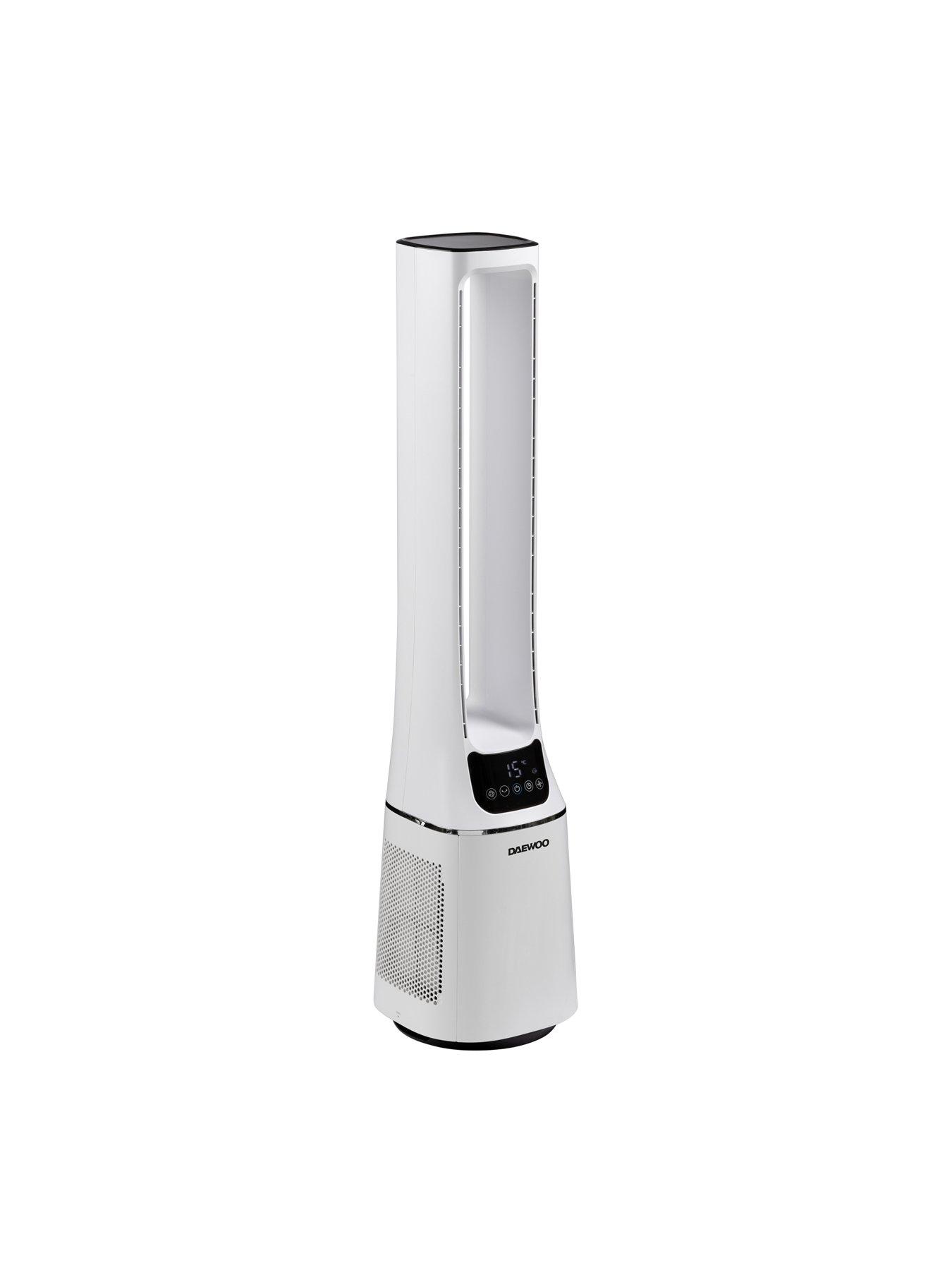 Image 3 of 5 of Daewoo 2 In 1 Bladeless Tower&nbsp;Fan &amp; Purifier&nbsp; - White