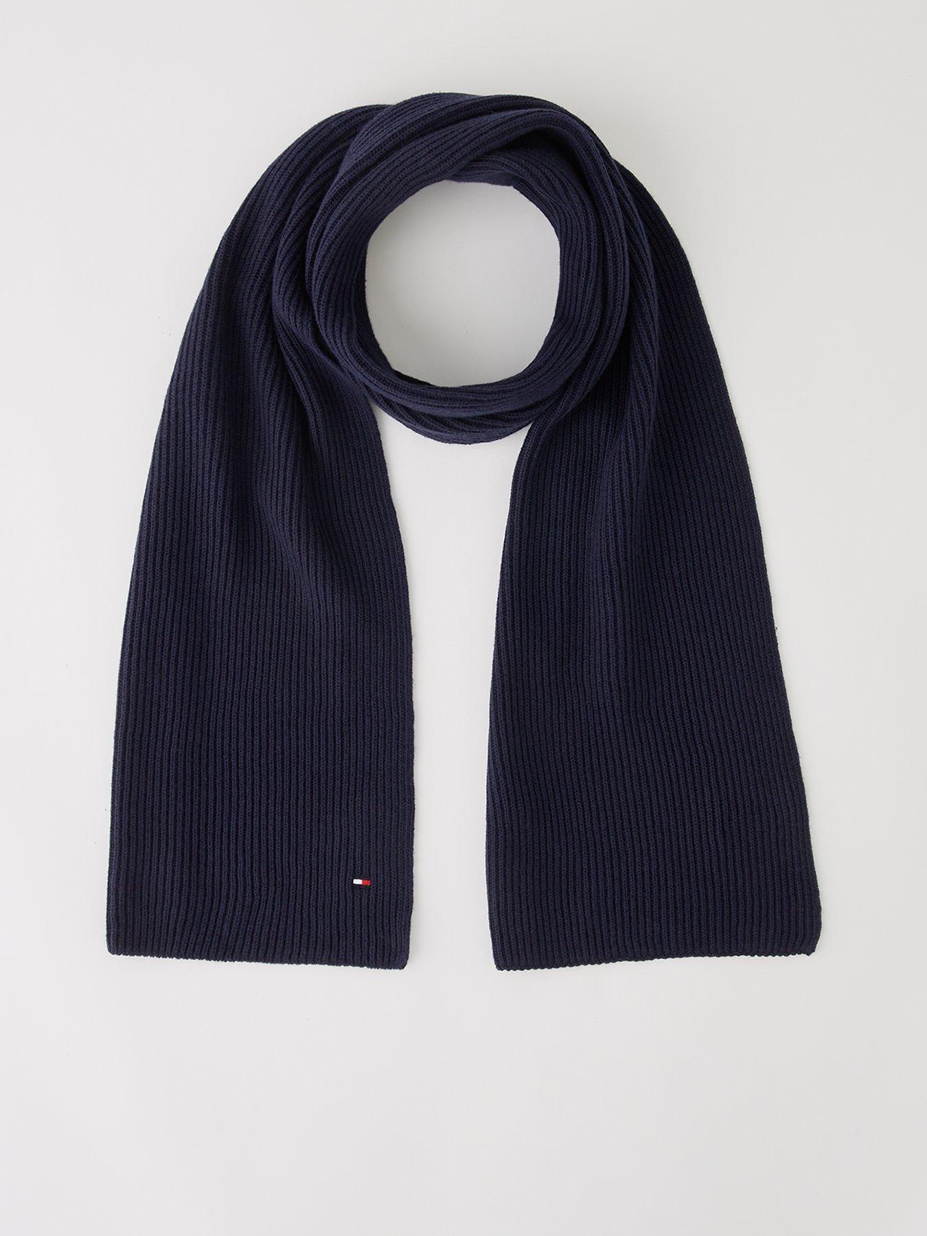 tommy-hilfiger-tommy-hilfiger-pima-cotton-flag-scarf-dark-blue