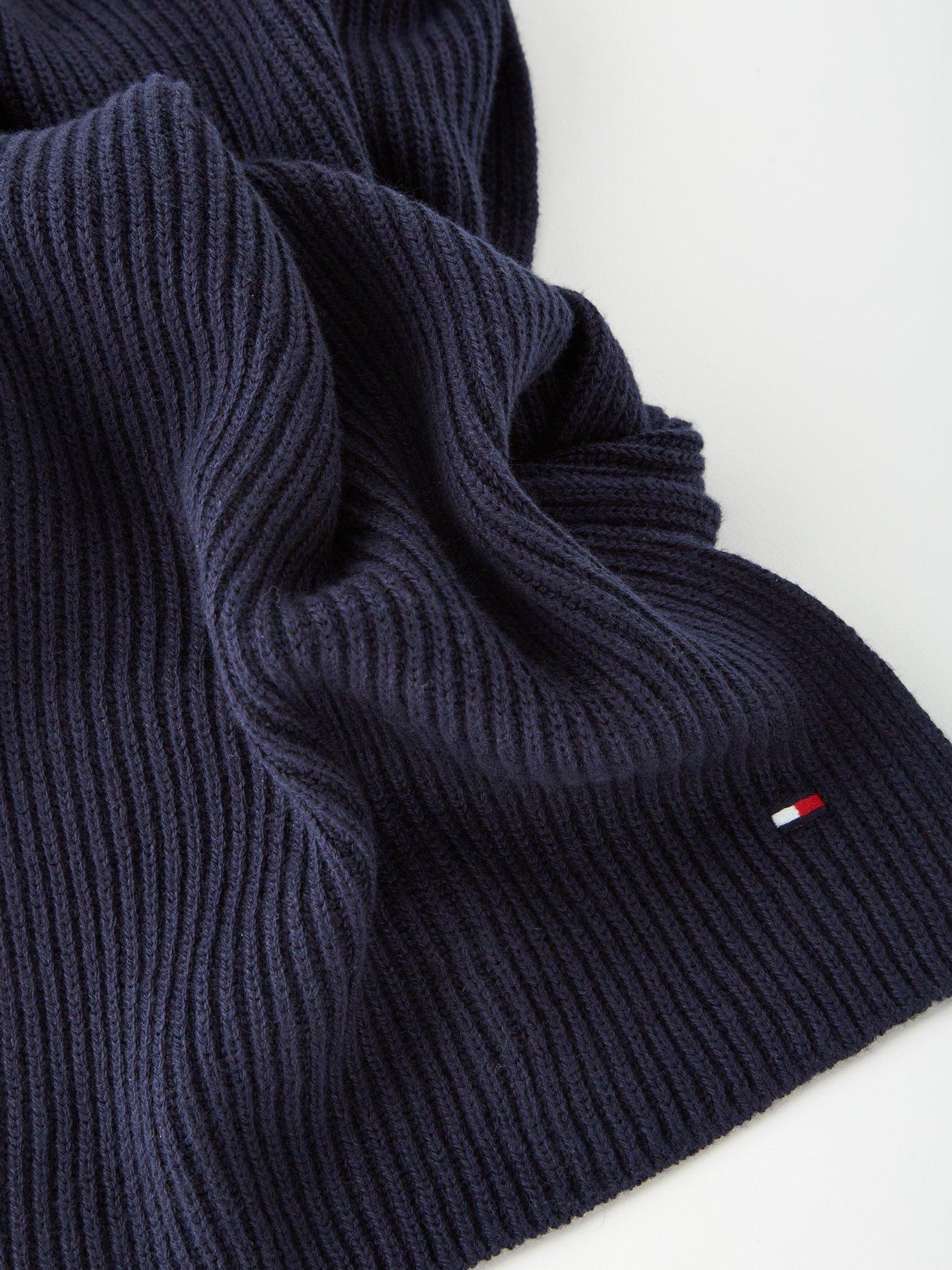 tommy-hilfiger-tommy-hilfiger-pima-cotton-flag-scarf-dark-blueoutfit