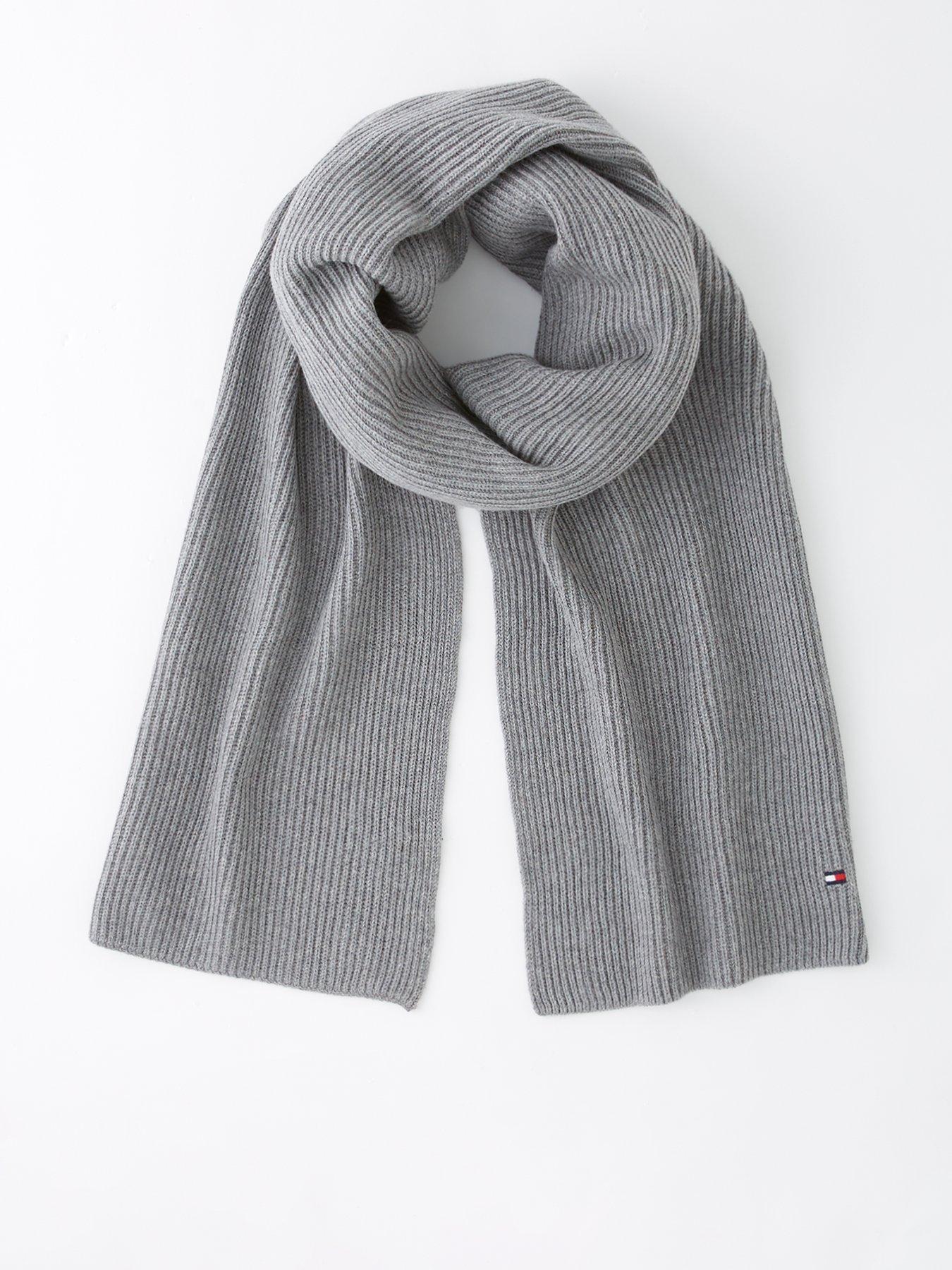 tommy-hilfiger-pima-cotton-flag-scarf-grey