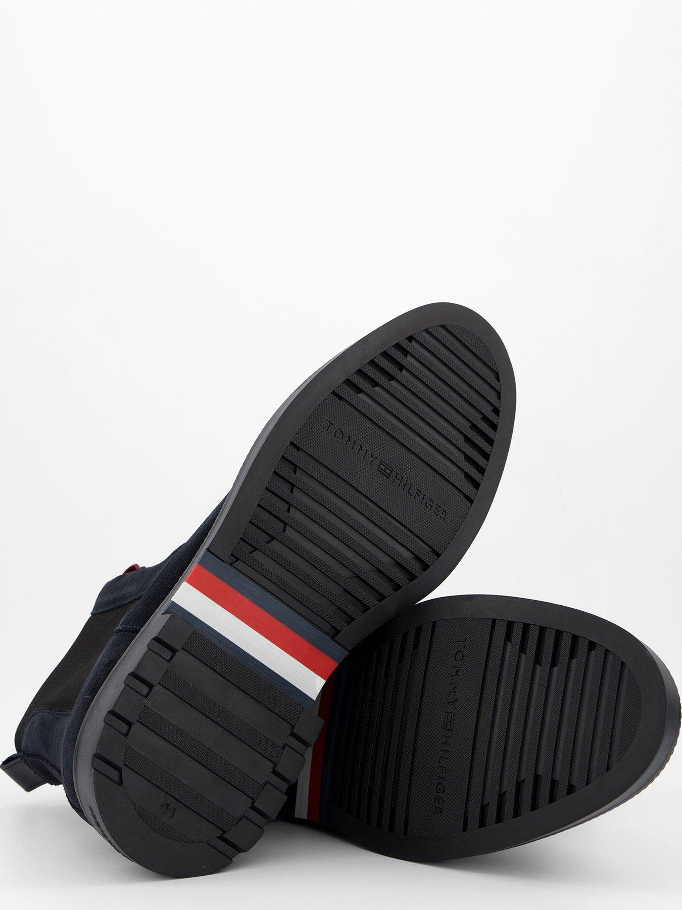 Image 4 of 7 of Tommy Hilfiger Comfort Suede Chelsea Boots - Navy