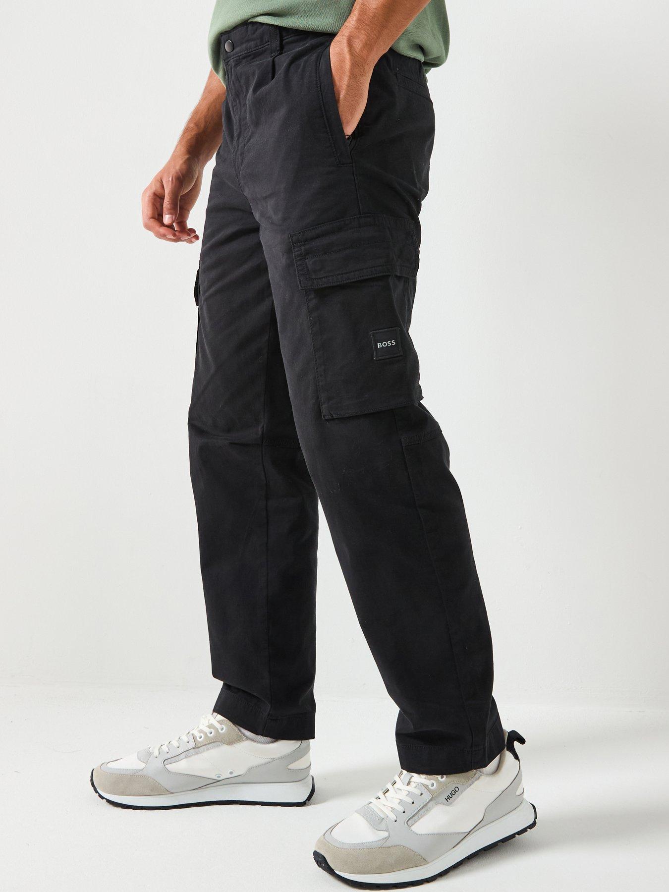 Image 1 of 6 of BOSS Sisla-9-Cargo Pants - Black
