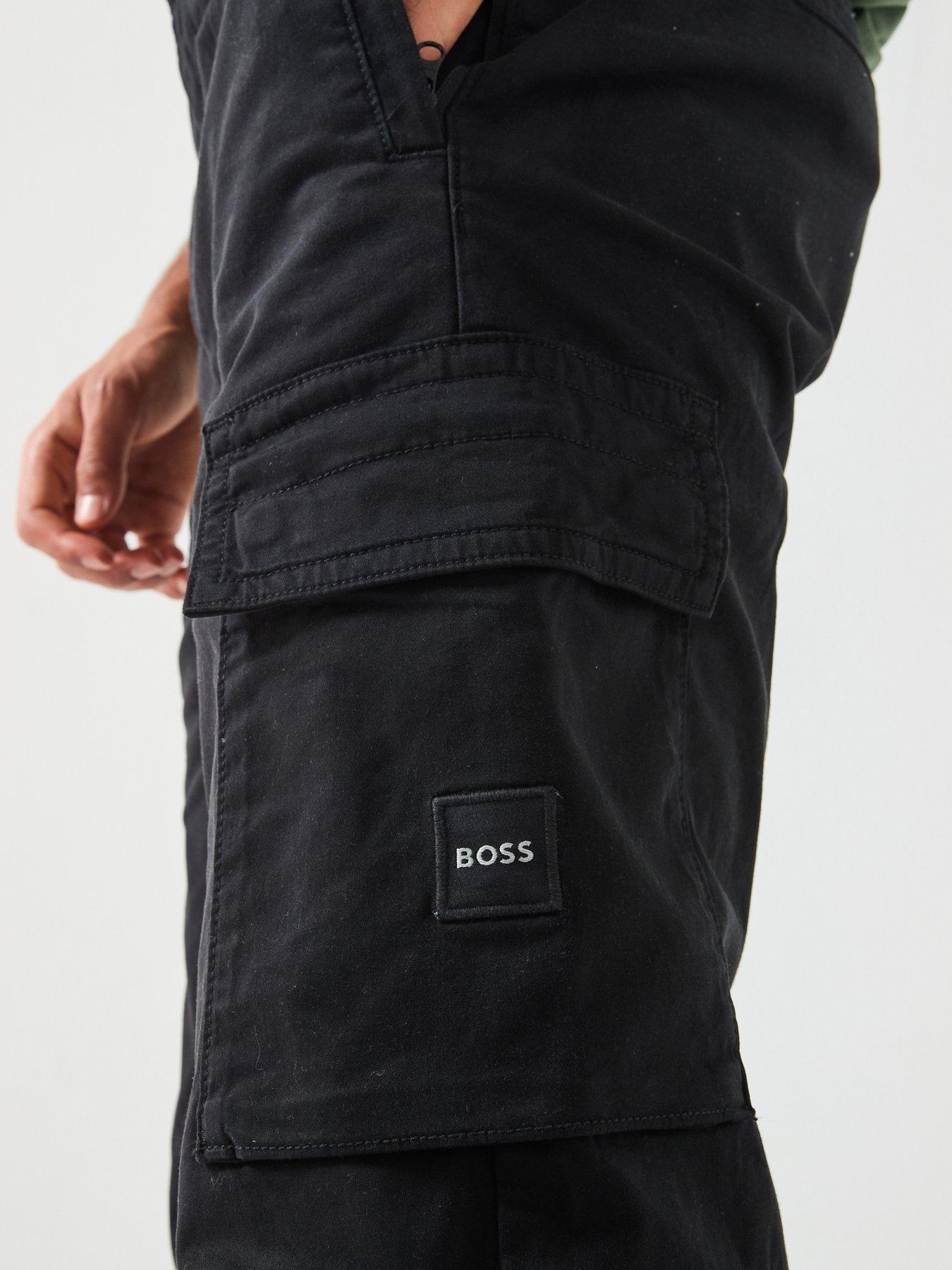 Image 4 of 6 of BOSS Sisla-9-Cargo Pants - Black
