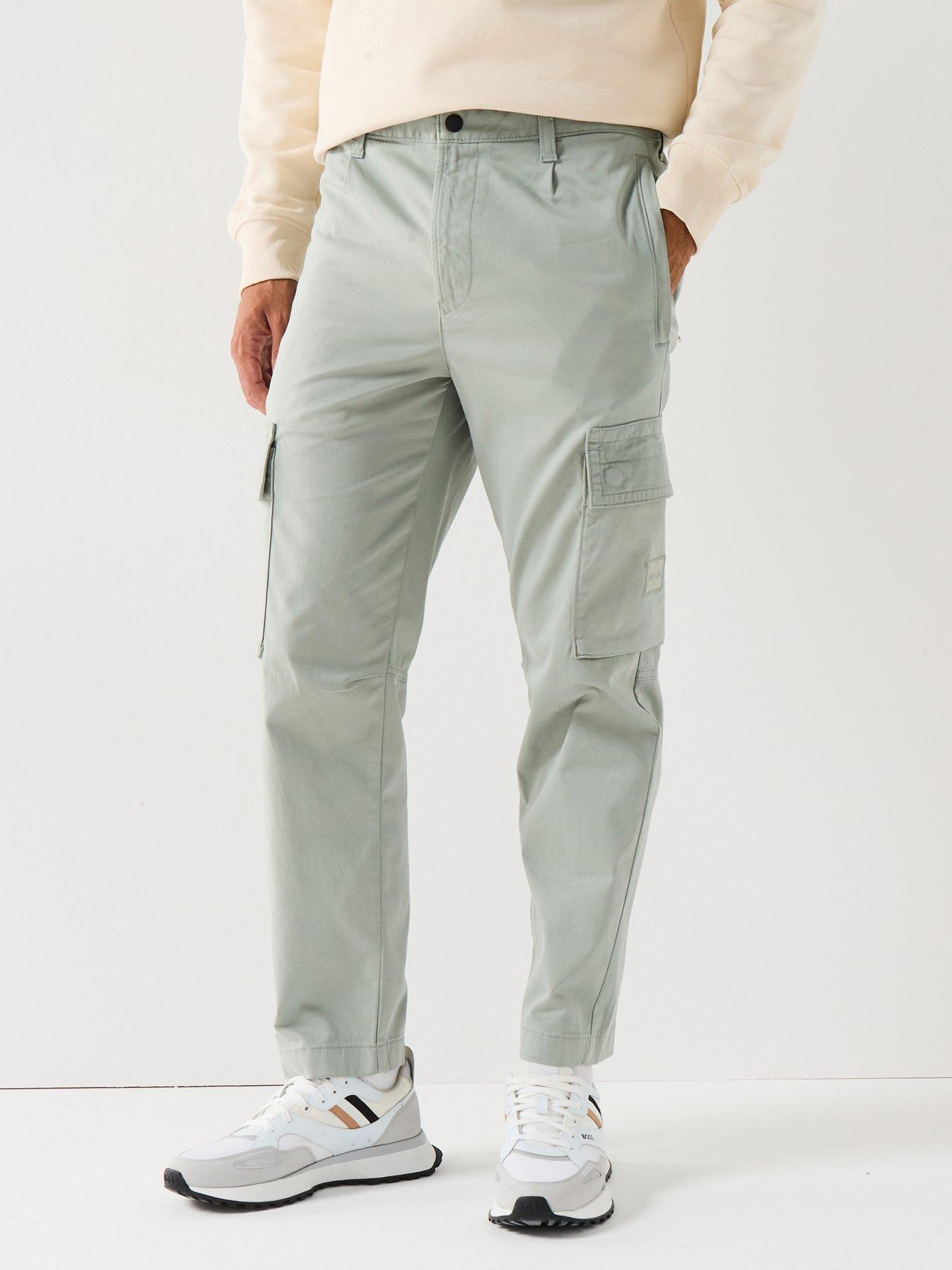 BOSS Sisla-9-Cargo Pants - Light Green