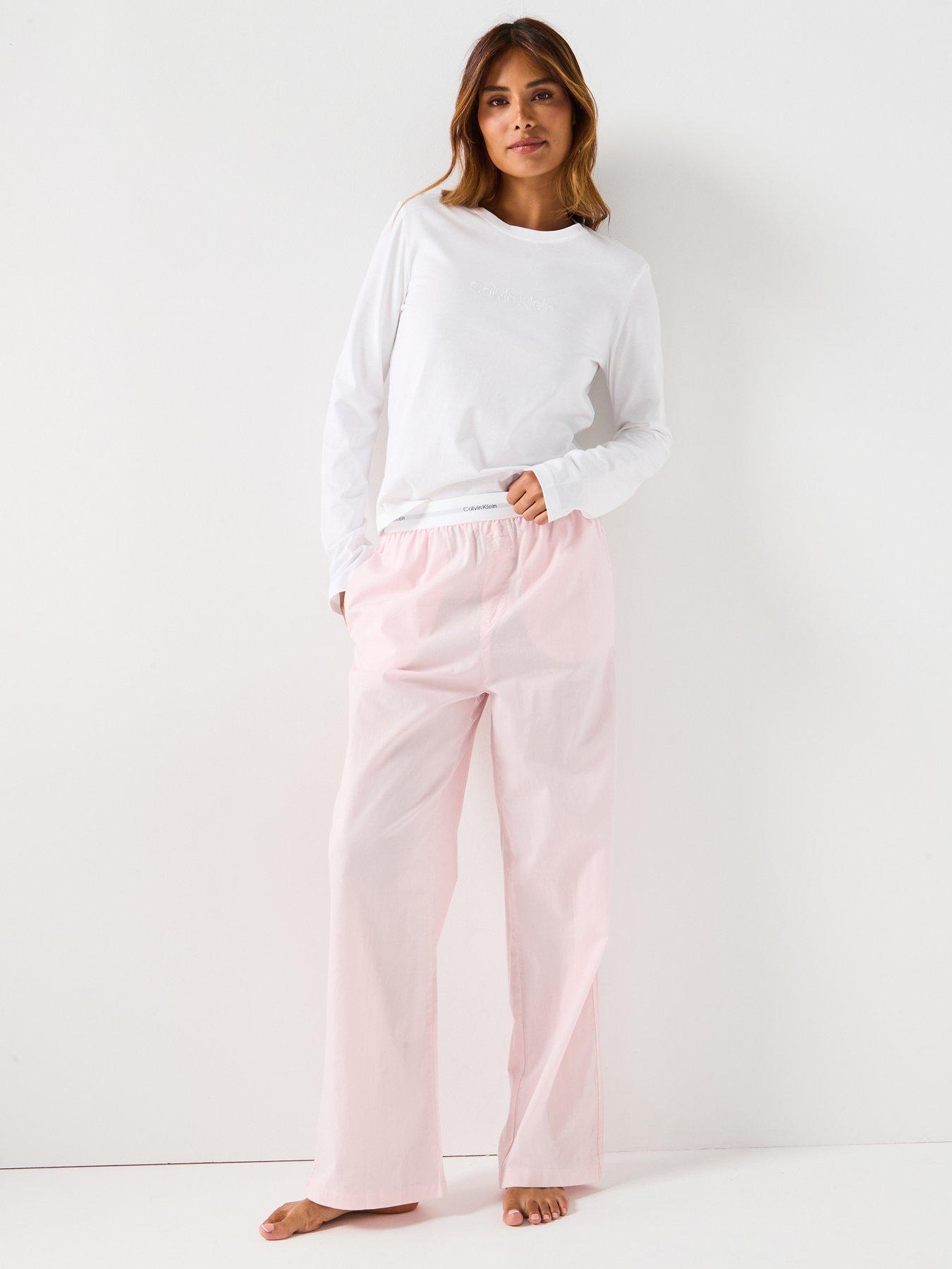 calvin-klein-long-sleeve-t-shirt-amp-pyjama-pant-set-white