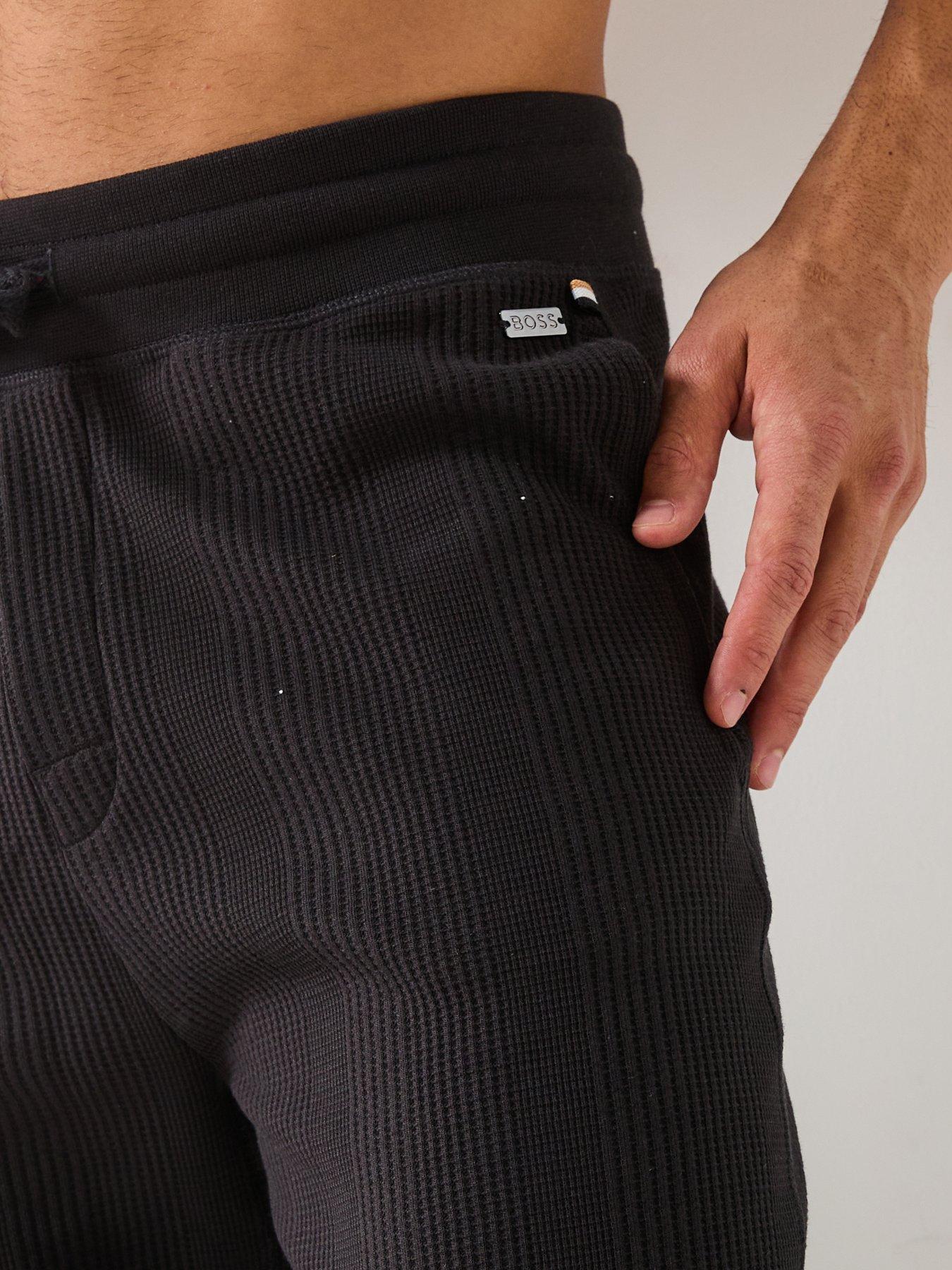 boss-bodywear-structure-waffle-cuff-pants-blackoutfit