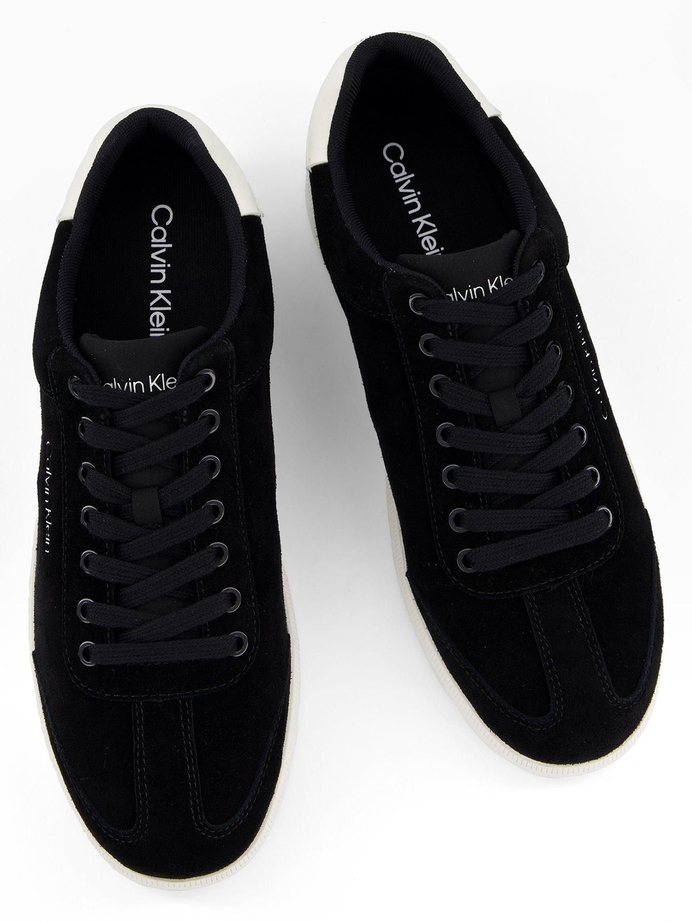 calvin-klein-low-cupsole-laceup-suede-trainers-blackoutfit