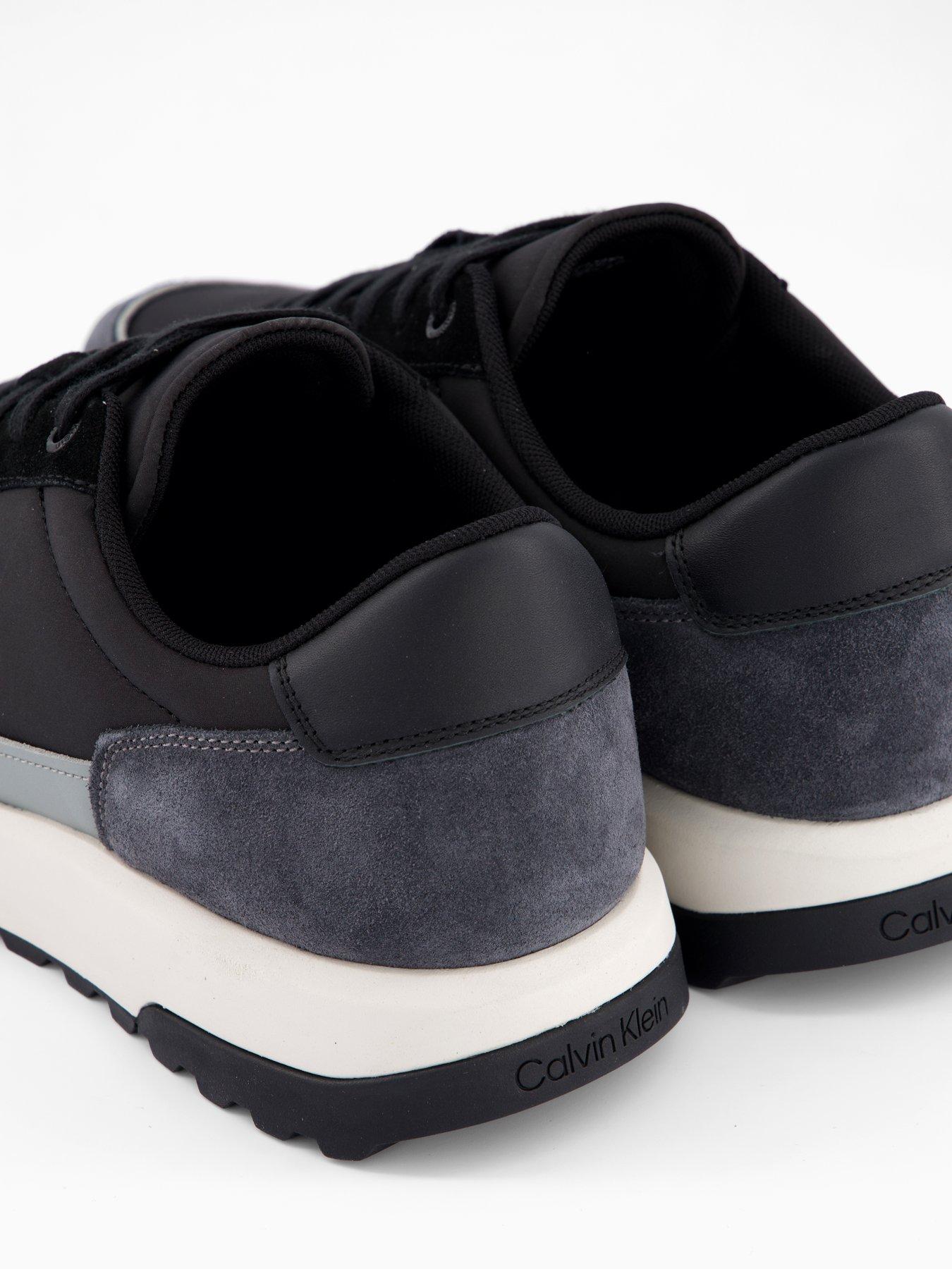 Image 5 of 7 of Calvin Klein Low Top Lace Up Repreve Mix Trainers - Black