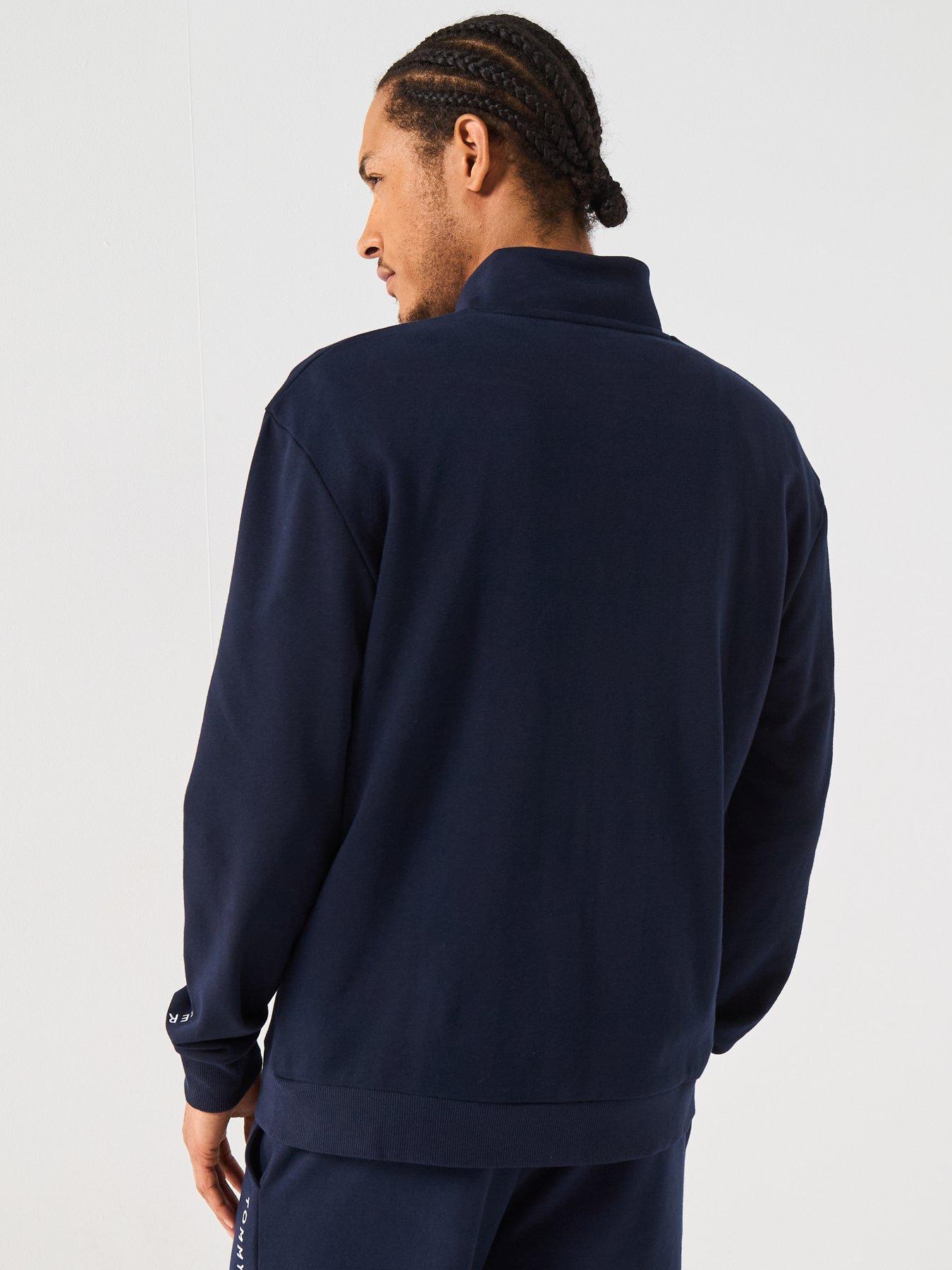 tommy-hilfiger-loungewear-original-full-zip-sweatshirt-navystillFront